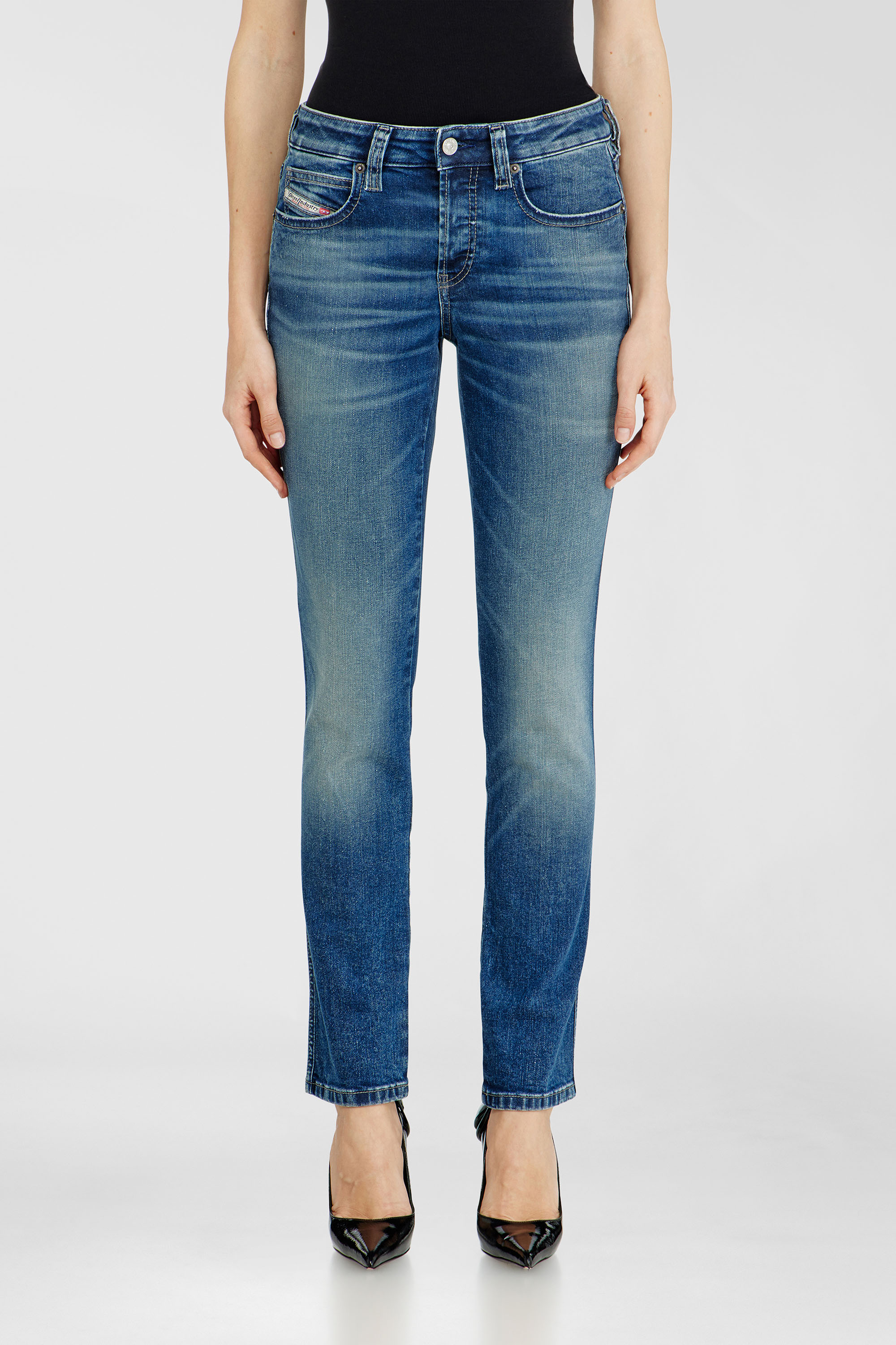Diesel - Woman's Slim Jeans 1992 D-Jiann 0DBEE, Medium blue - 1