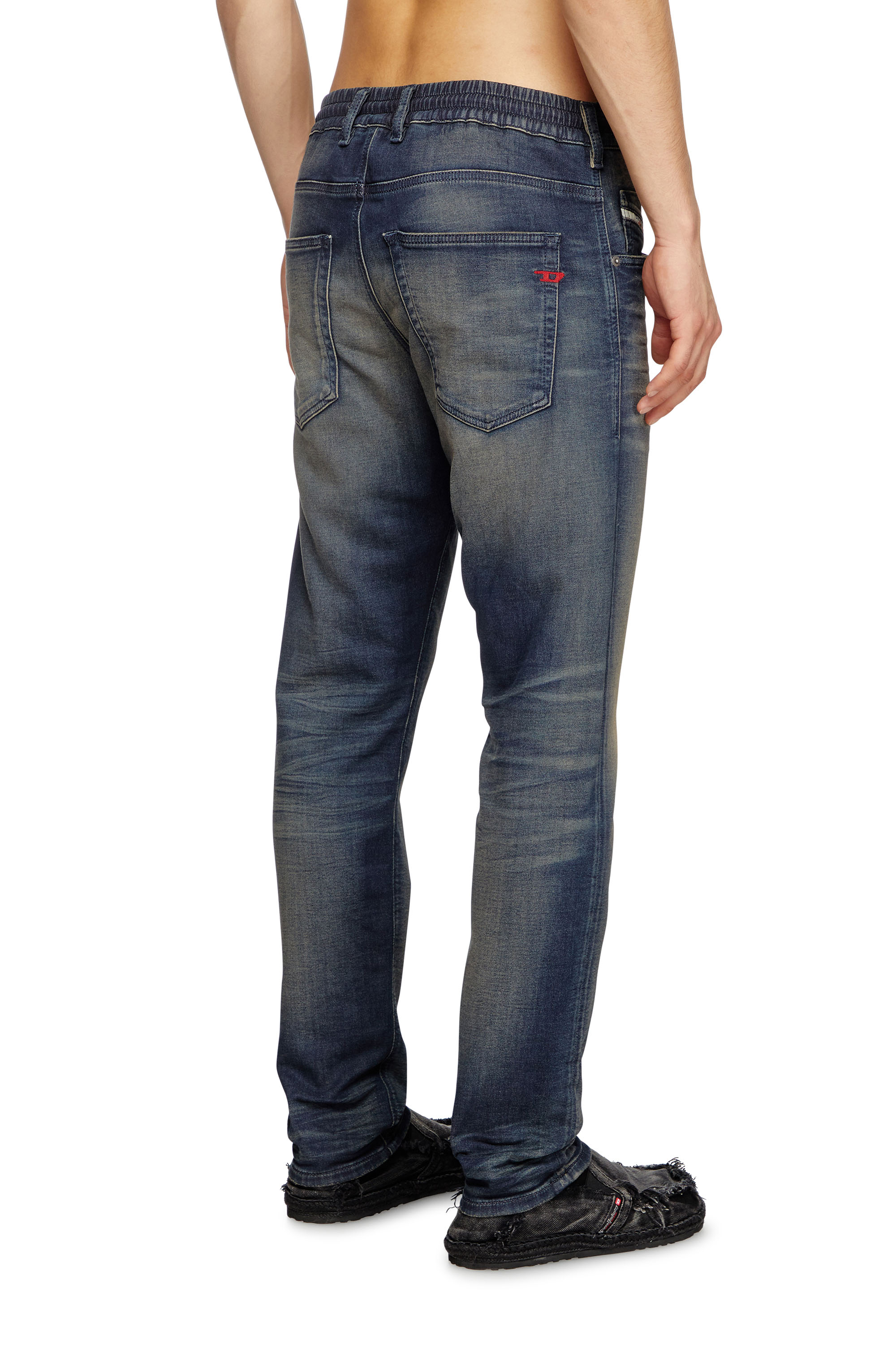 Diesel - Man's Regular 2032 D-Krooley Joggjeans® 068PM, Dark Blue - 4