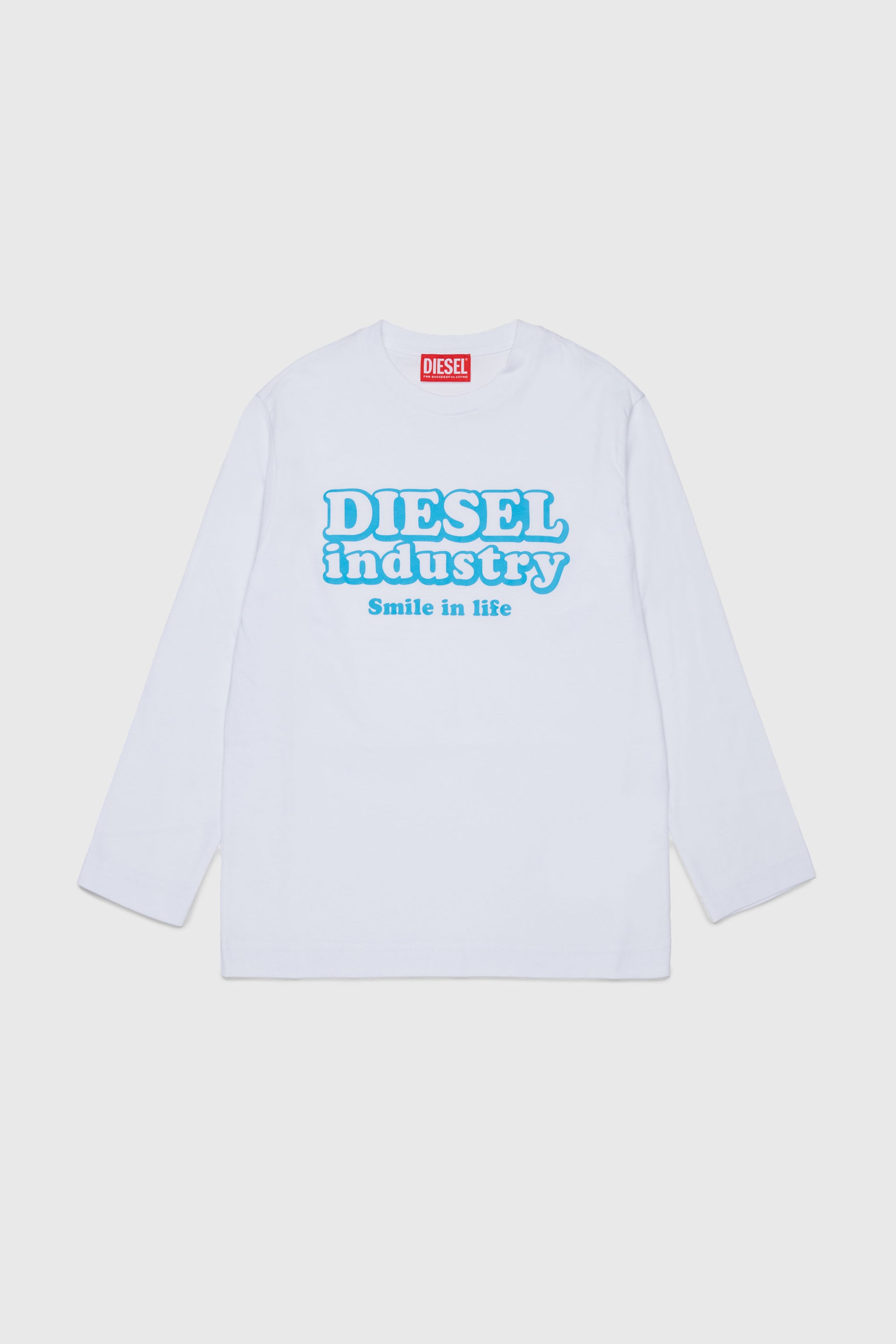 Long-sleeve T-shirt with Diesel Industry print