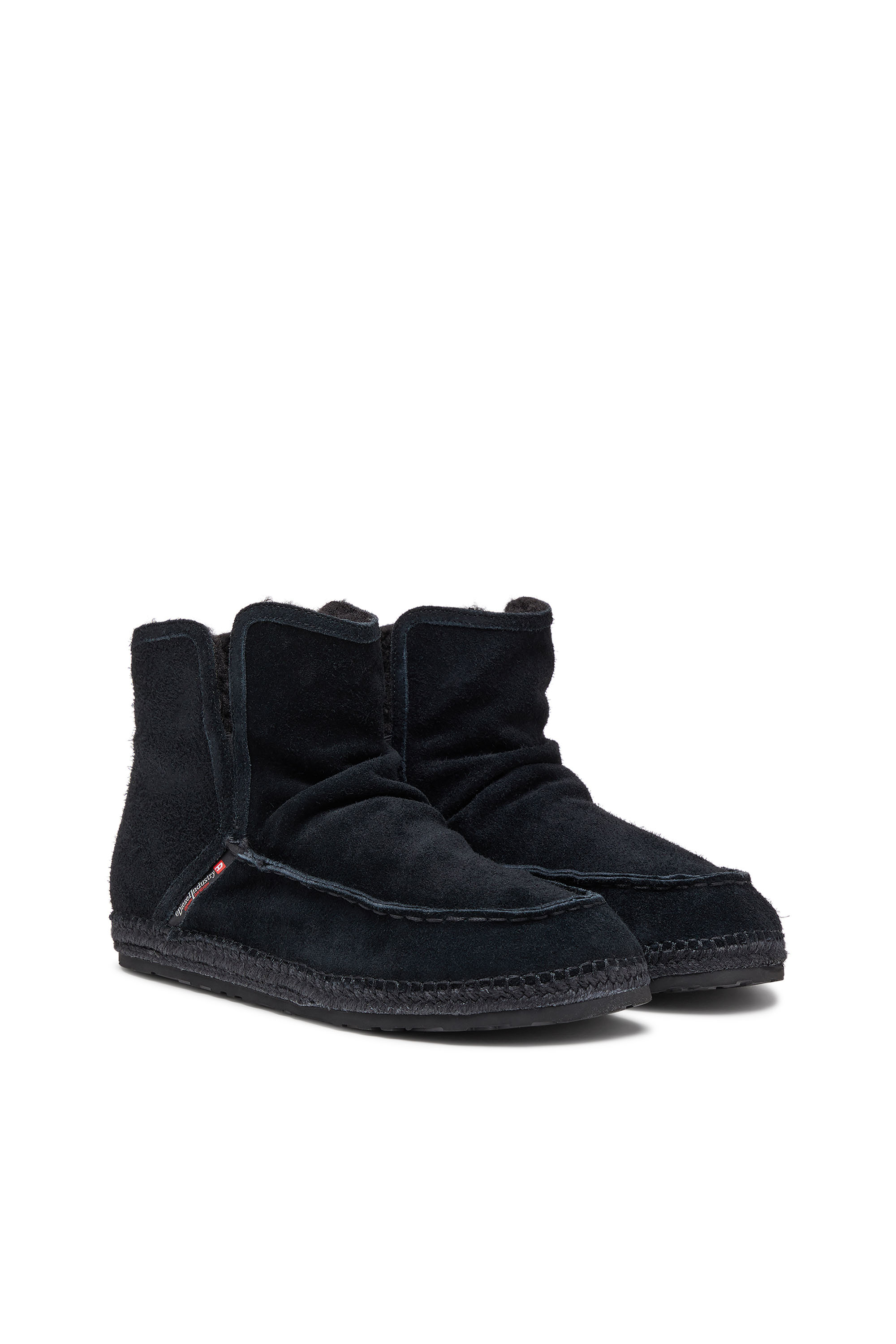 Diesel - D-LUKAS AKB, Man's D-Lukas - Leather ankle boots with internal lining in Black - 2