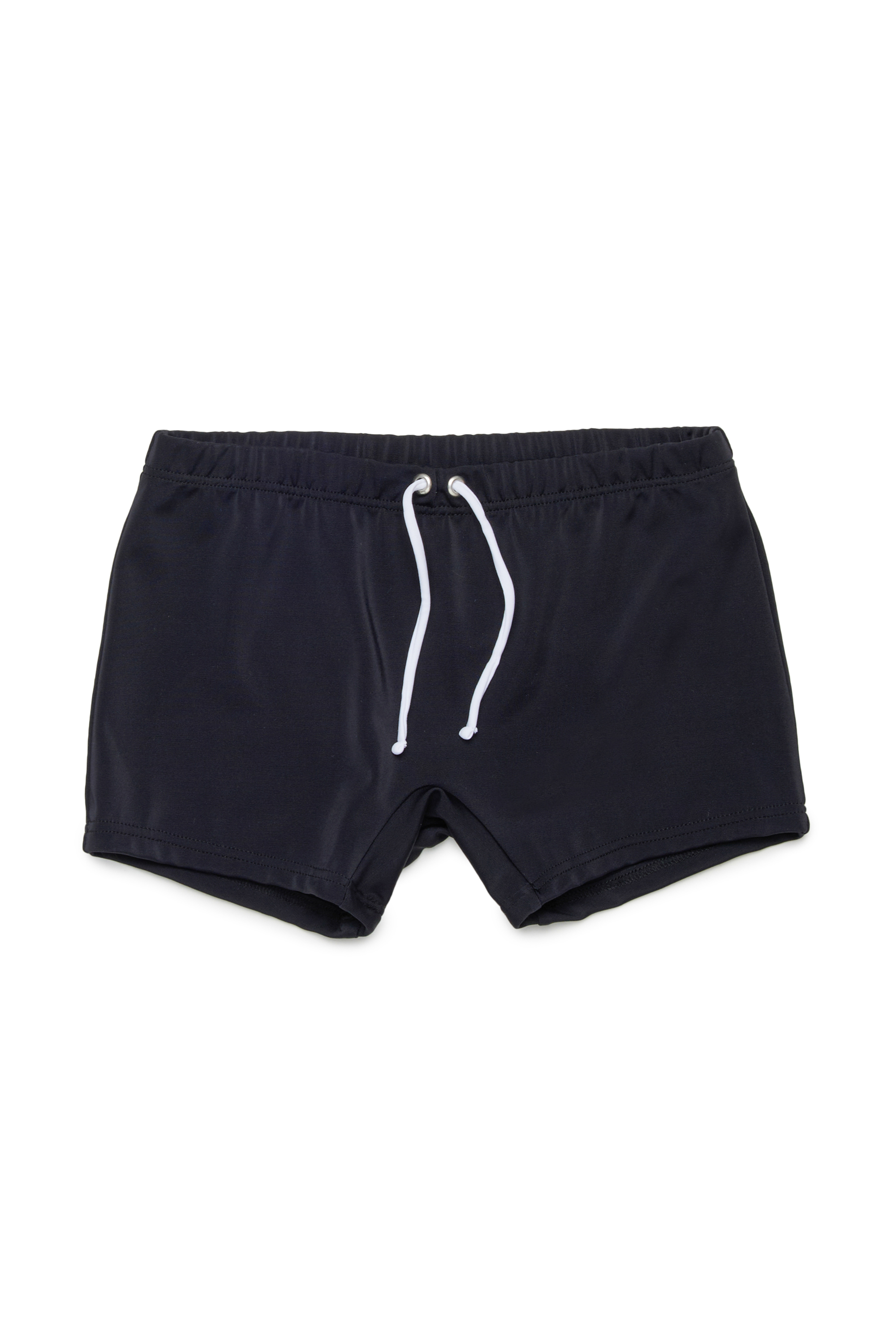 Diesel - MISFEL, Man's Swim shorts with back logo print in Black - 1