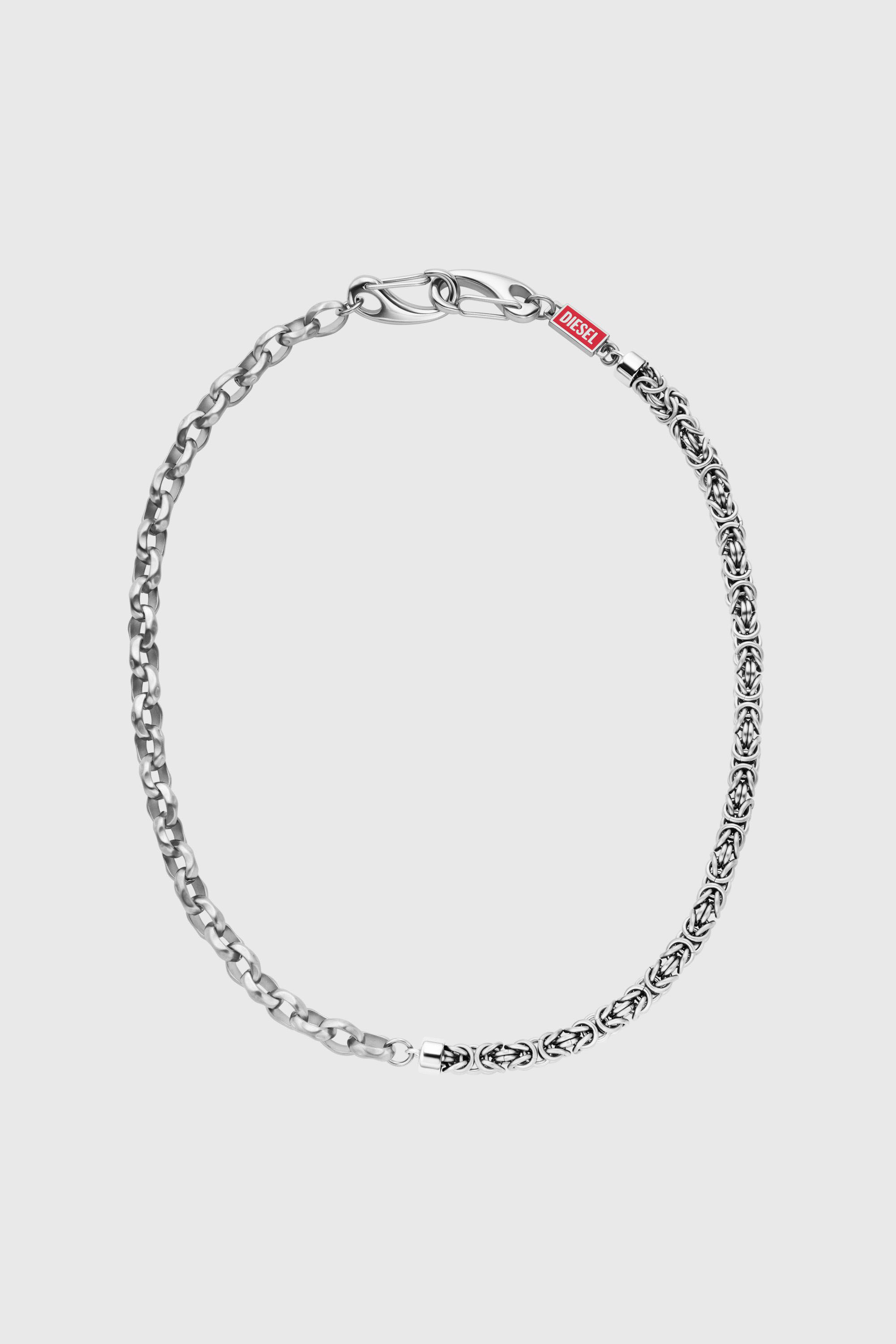Diesel - DX1694040 JEWELLERY, Unisex's Stainless steel multi-wear chain in Silver - 1