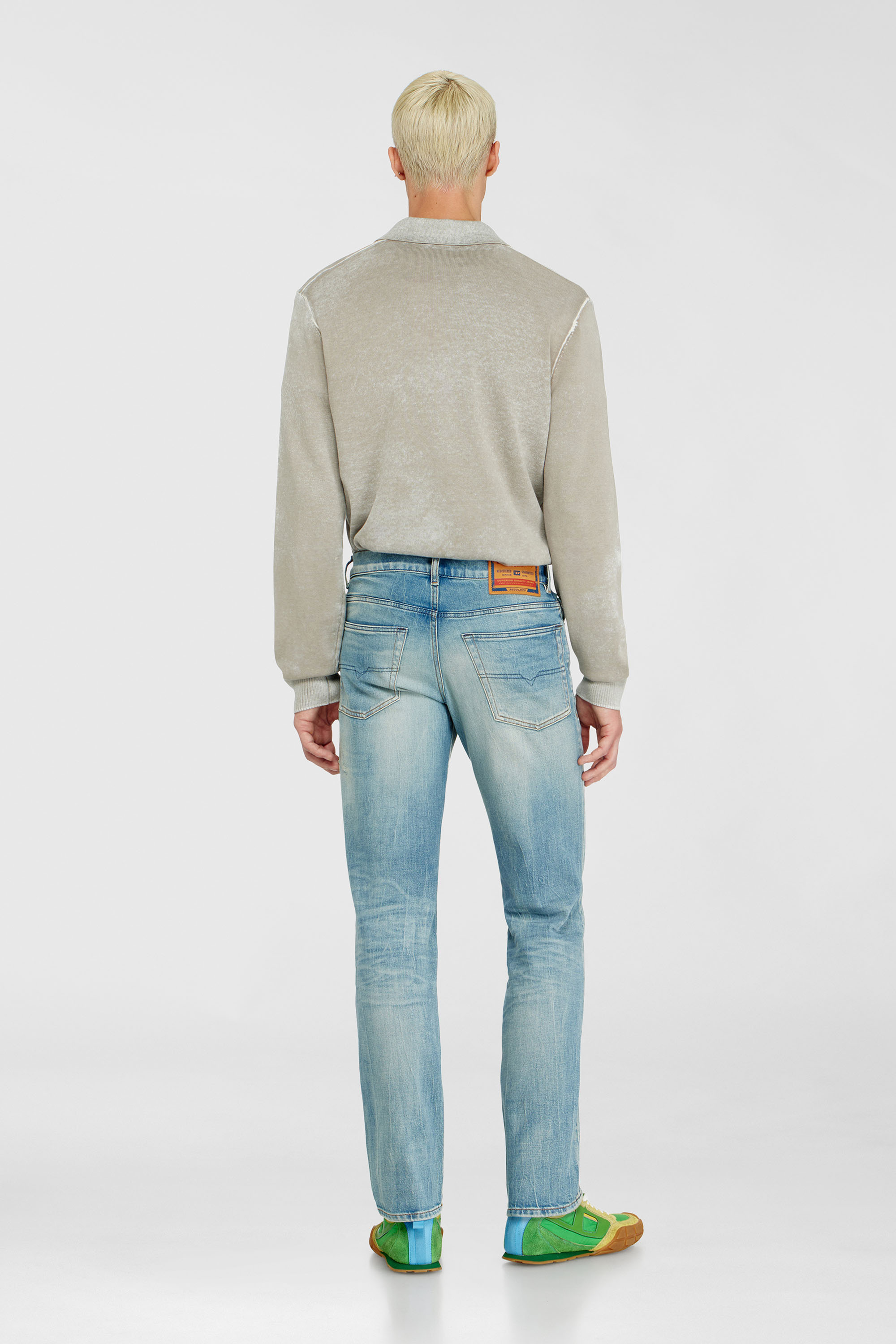 Diesel - Man's Regular Jeans 2023 D-Finitive 09P33, Light Blue - 3
