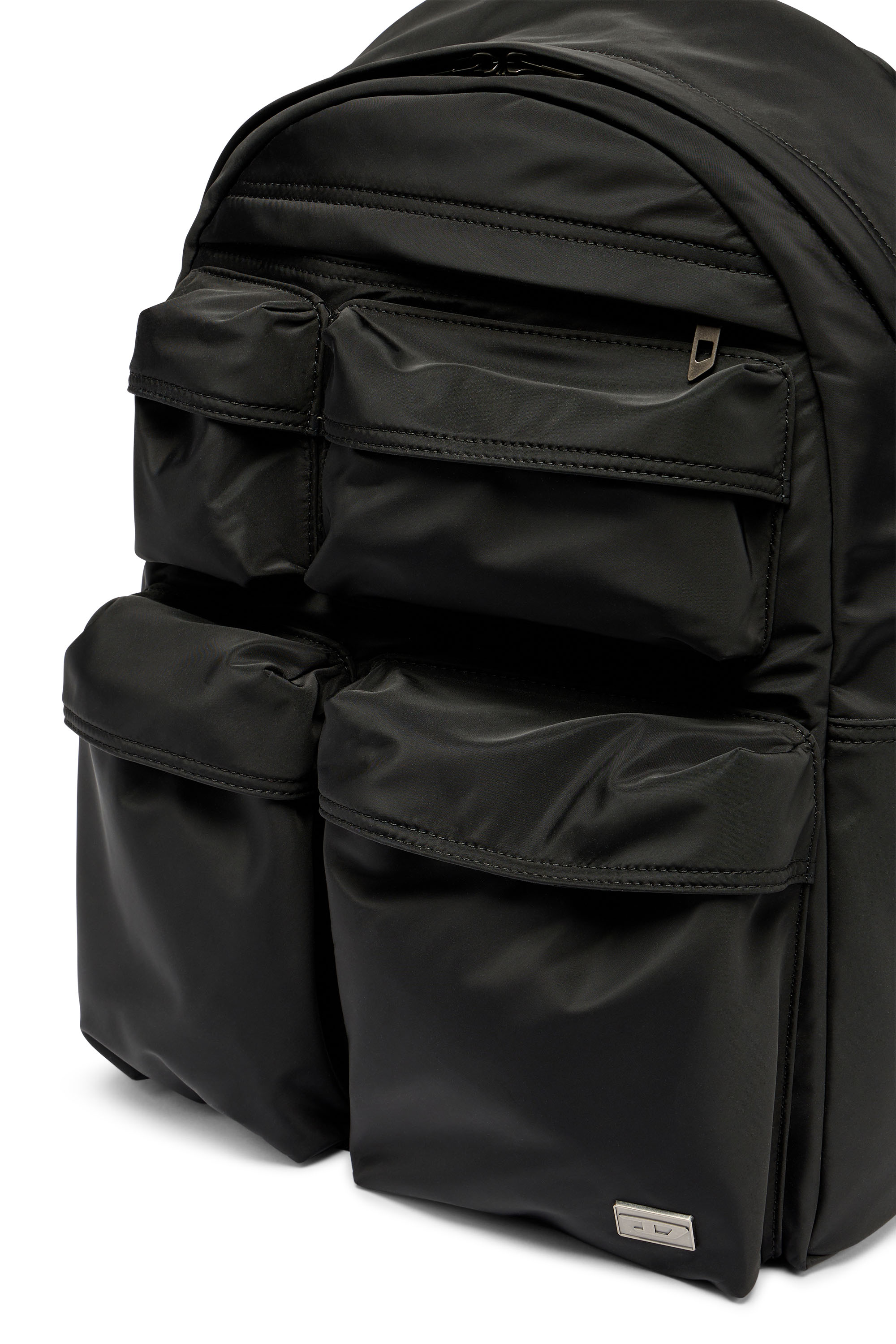 Diesel - MULTI-PKTS BACKPACK X, Unisex's Multi-Pkts-Backpack with multiple pockets in Black - 5