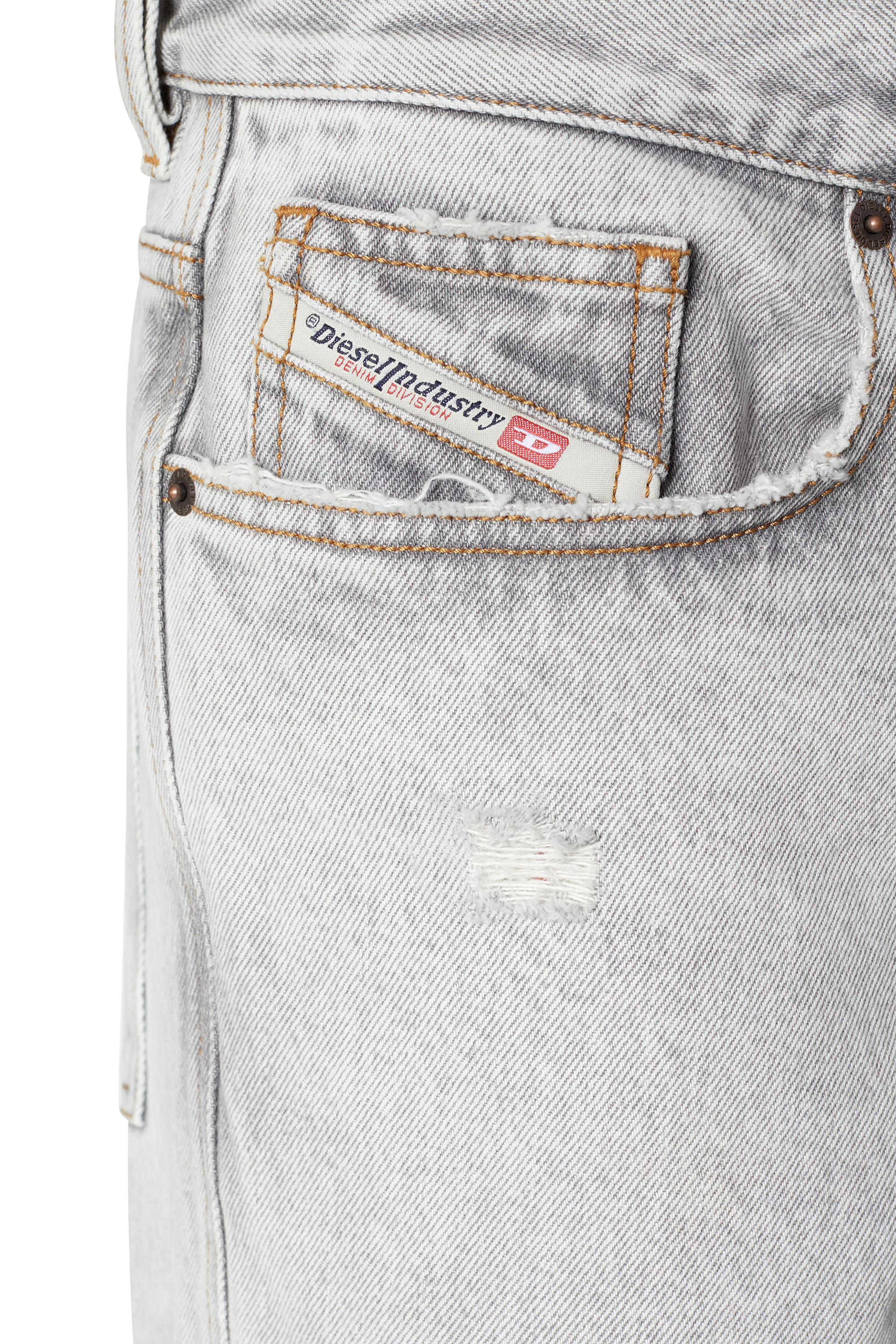 Diesel - 2010 D-Macs 007D9 Straight Jeans, Light Grey - Image 3