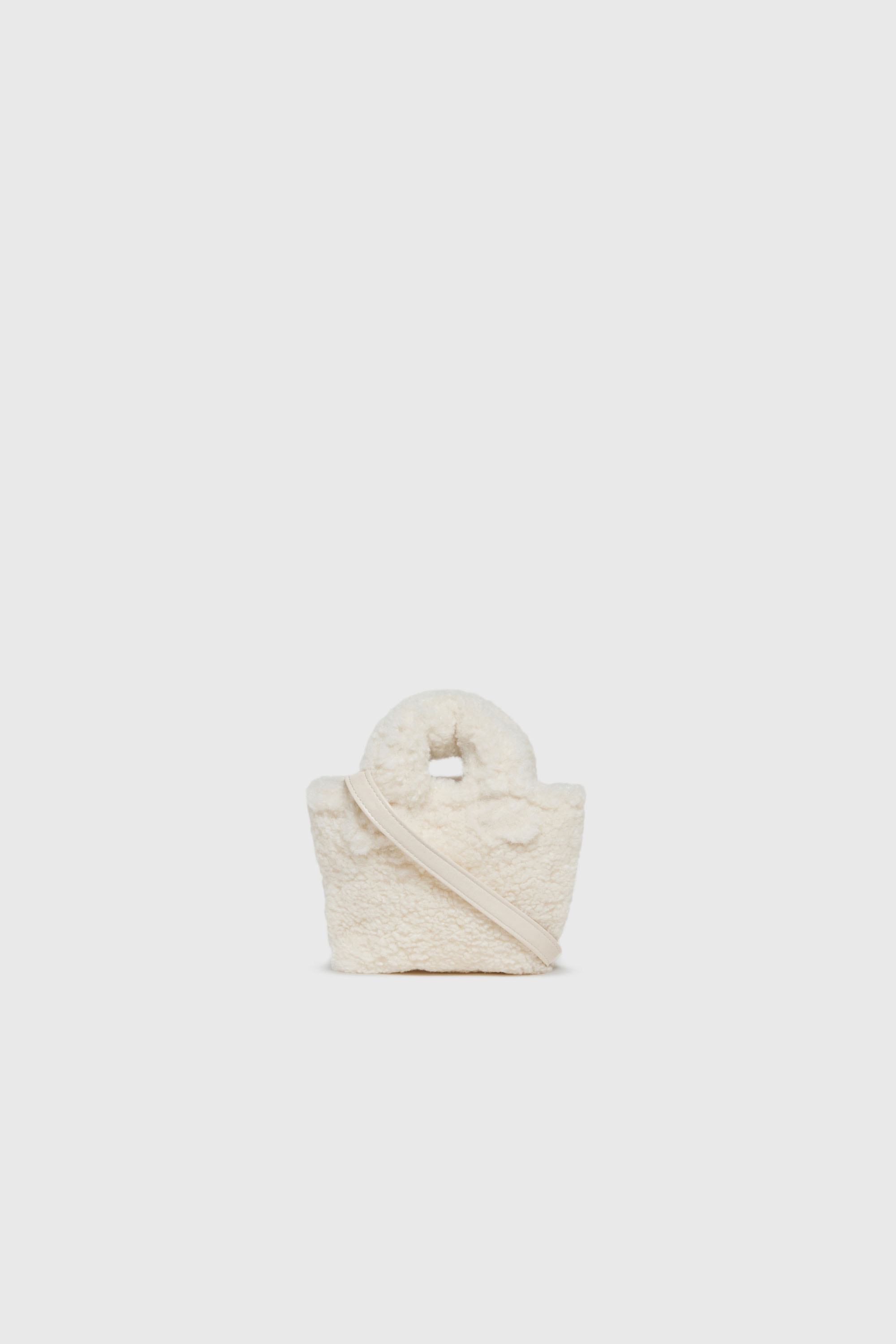 Diesel - WIXIT, Woman's WIXIT - Mini bag in teddy fleece in White - 2