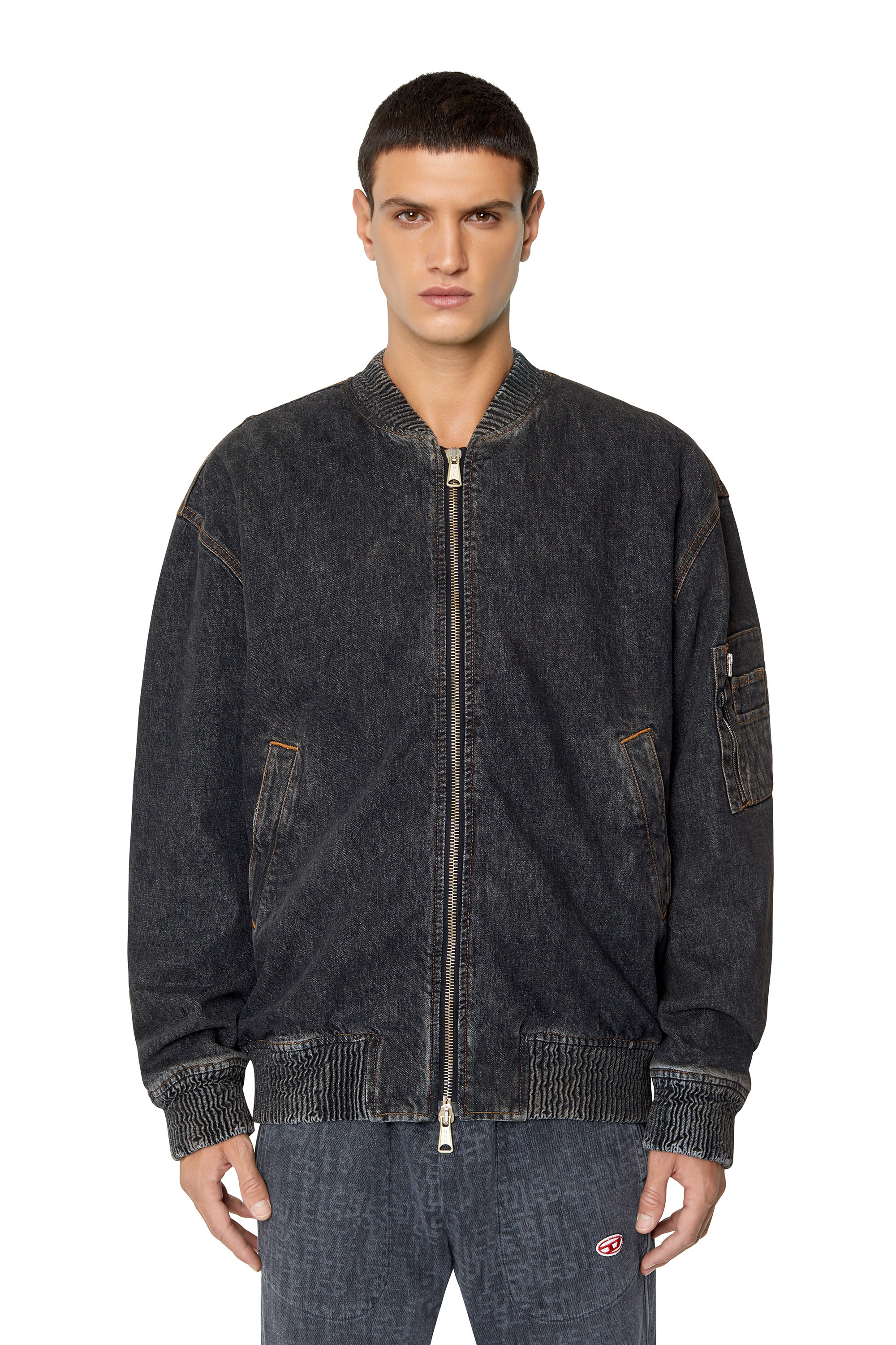 Diesel - D-WELTIK, Black/Dark grey - Image 1