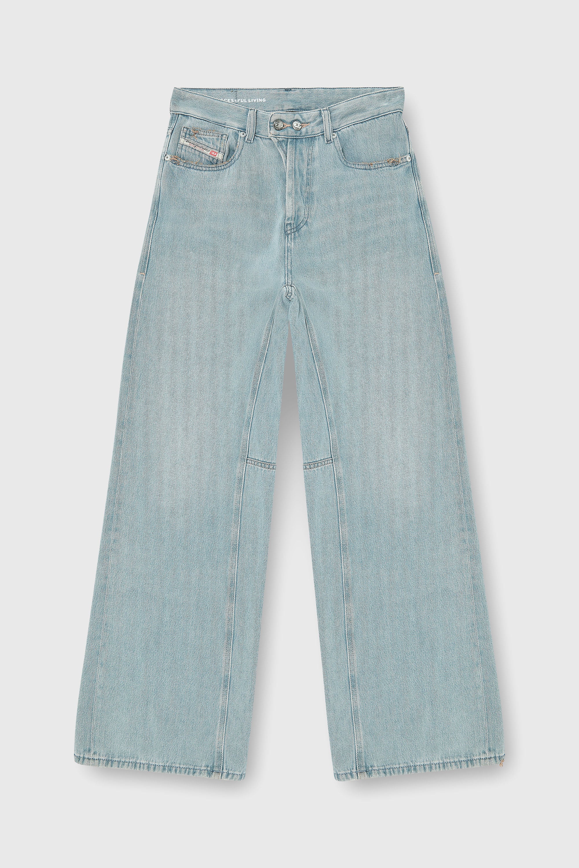 Diesel - Woman's Relaxed Jeans 1996 D-Sire 09P84, Light Blue - 2