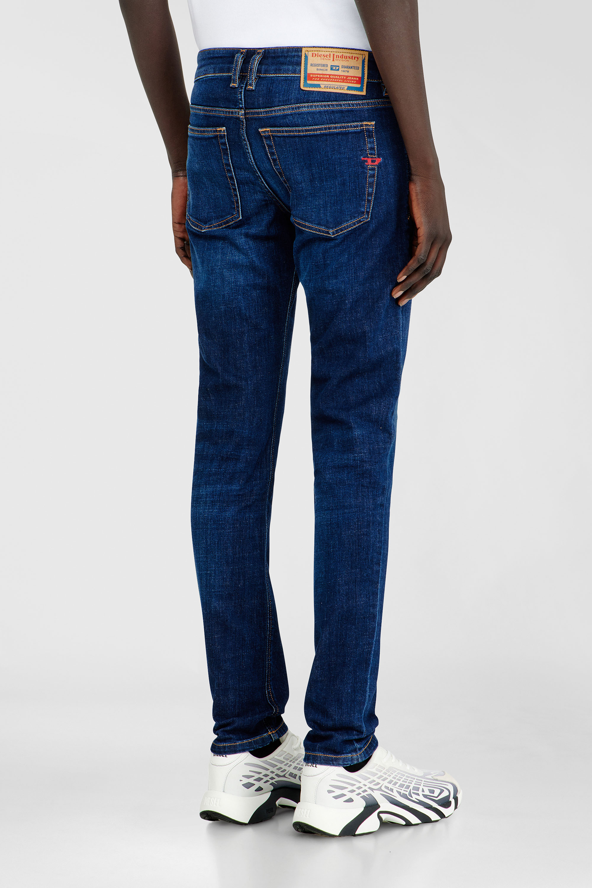 Diesel - Man's Skinny Jeans 1979 Sleenker 09J17, Dark Blue - 5
