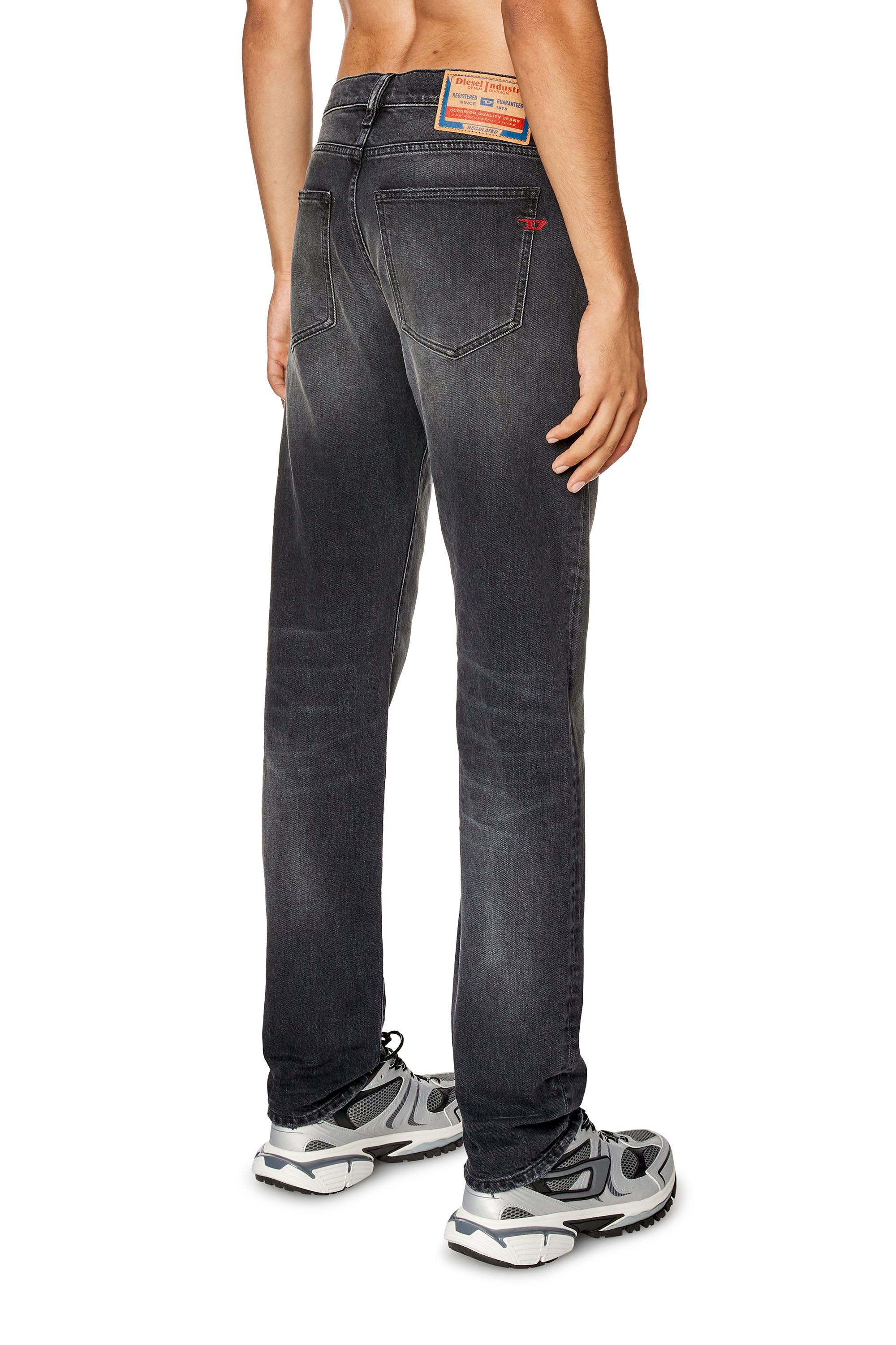 Diesel - Slim Jeans 2019 D-Strukt 09G20, Black/Dark grey - Image 3
