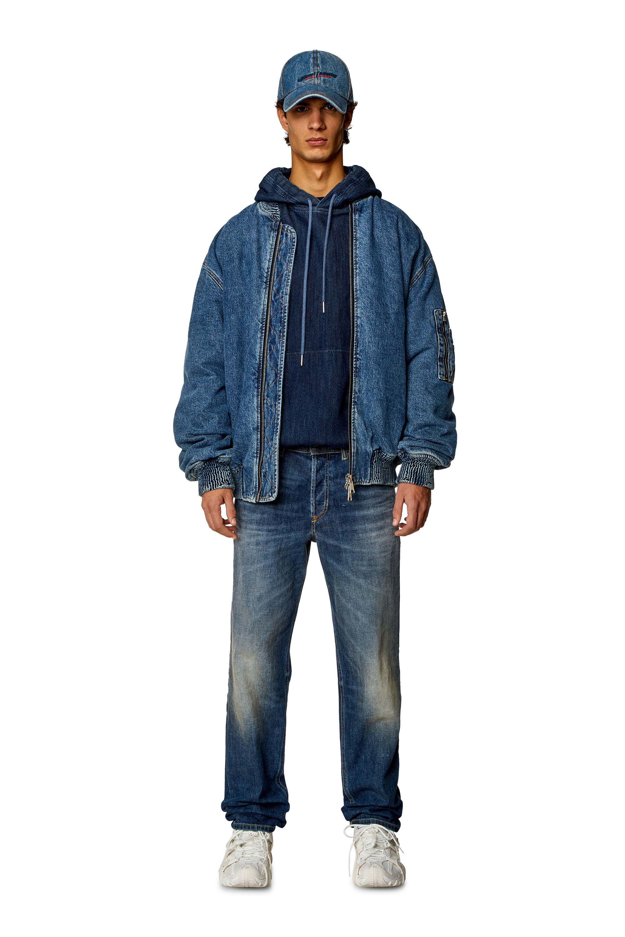 Diesel - Tapered Jeans 2023 D-Finitive 09H43, Dark Blue - Image 1