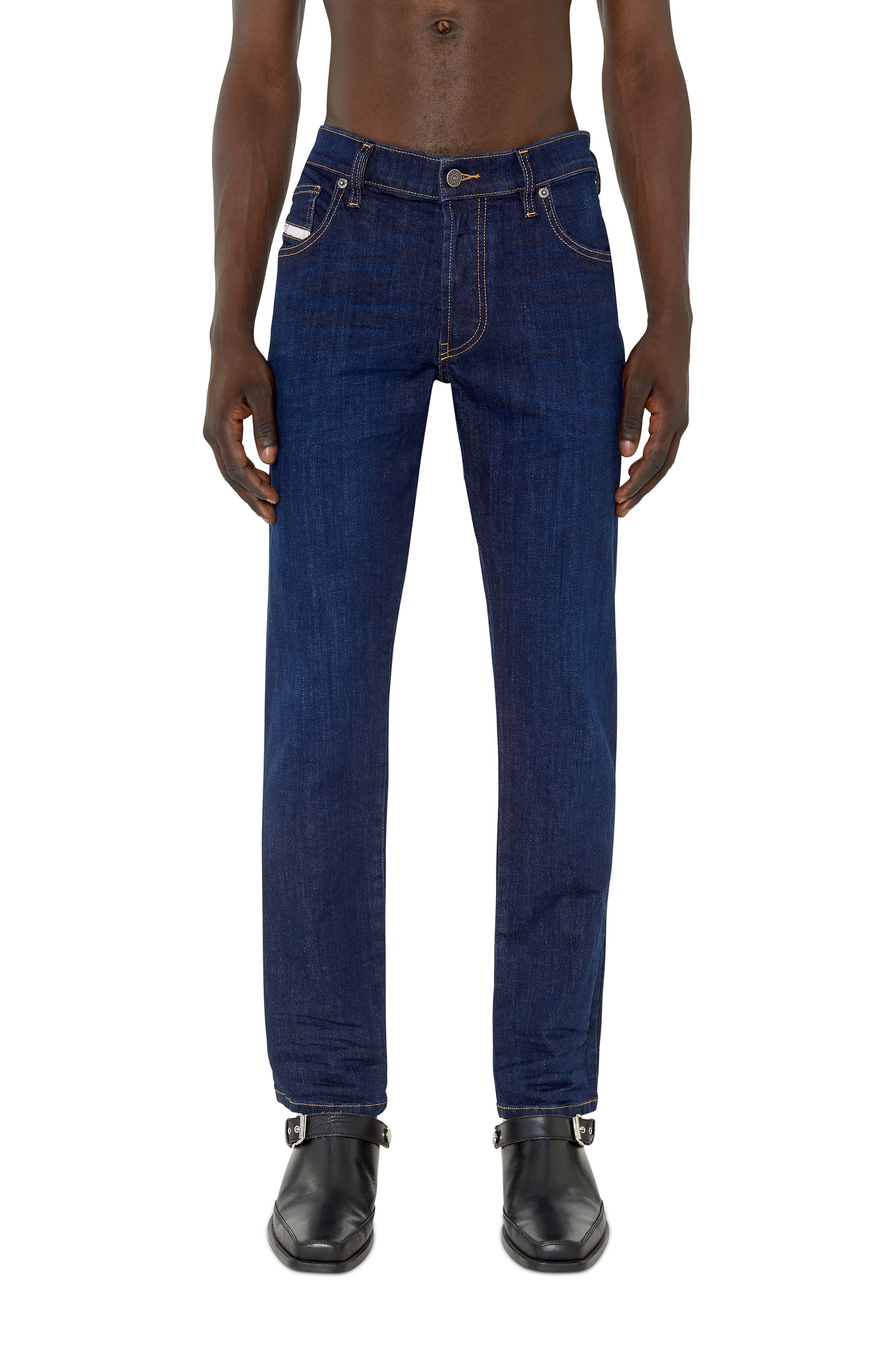 Diesel - D-Yennox 0IHAQ Tapered Jeans, Dark Blue - Image 1