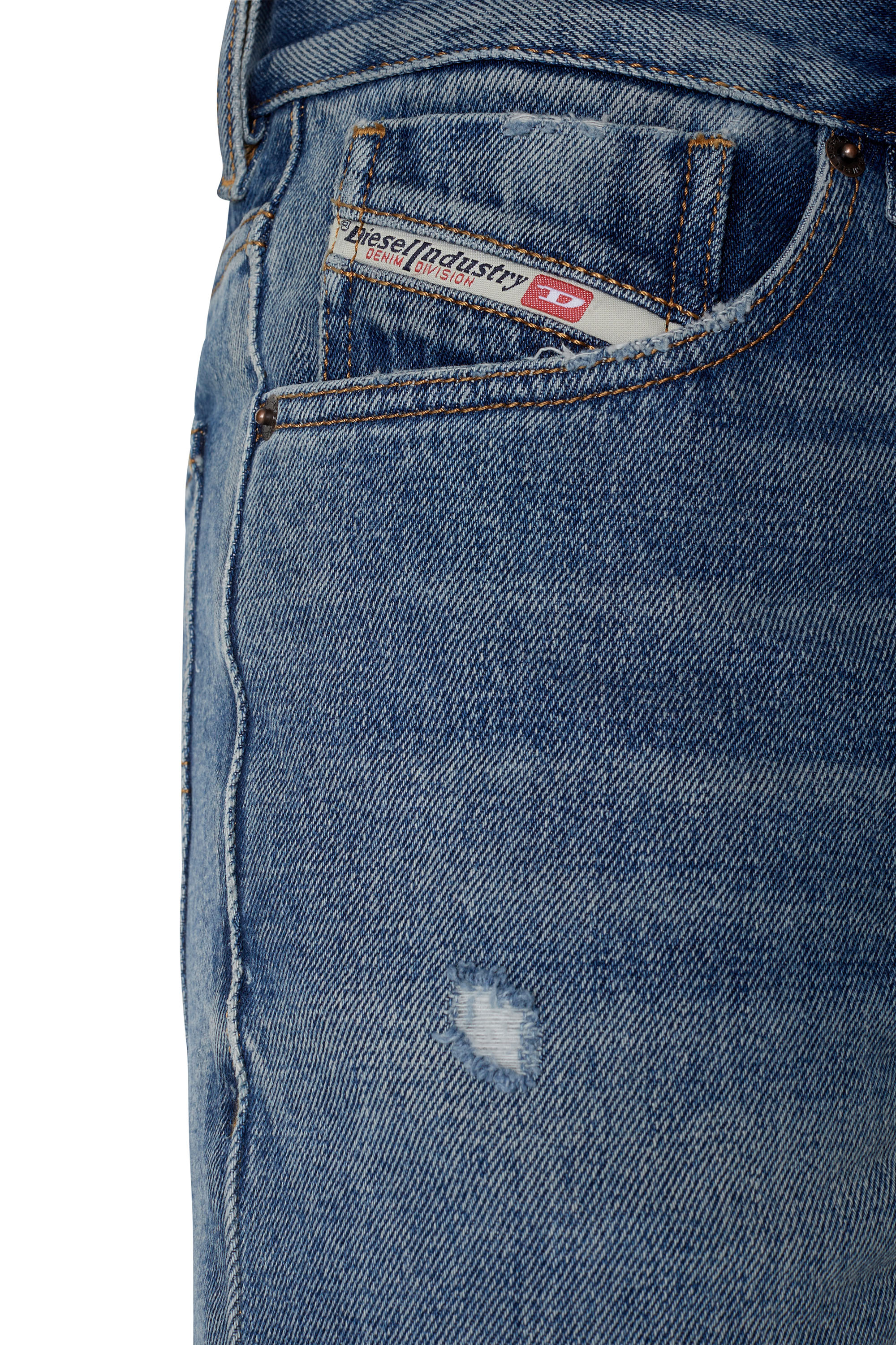 Diesel - 1995 D-Sark 09E02 Straight Jeans, Medium blue - Image 3