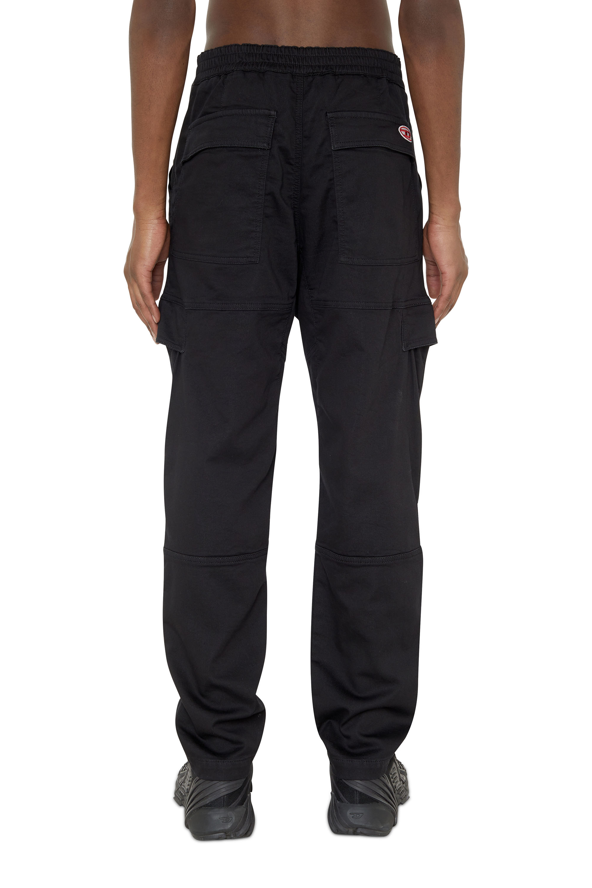 Diesel - Krooley JoggJeans® 069ZG Tapered, Black/Dark grey - Image 3