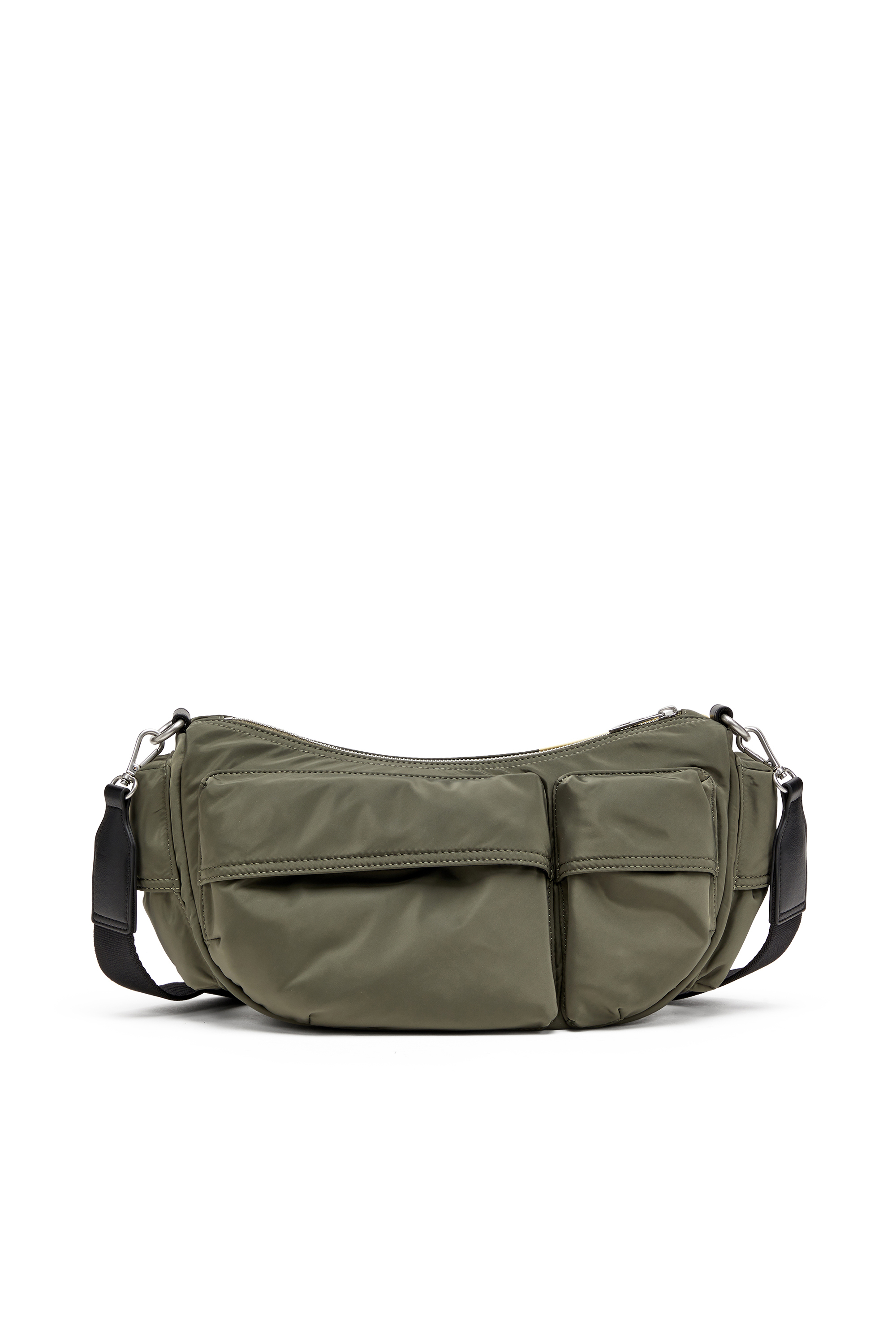 Diesel - MULTI-PKTS SHOULDER BAG X, Unisex's Multi-Pkts - Shoulder bag with color-block design in Green/Yellow - 2