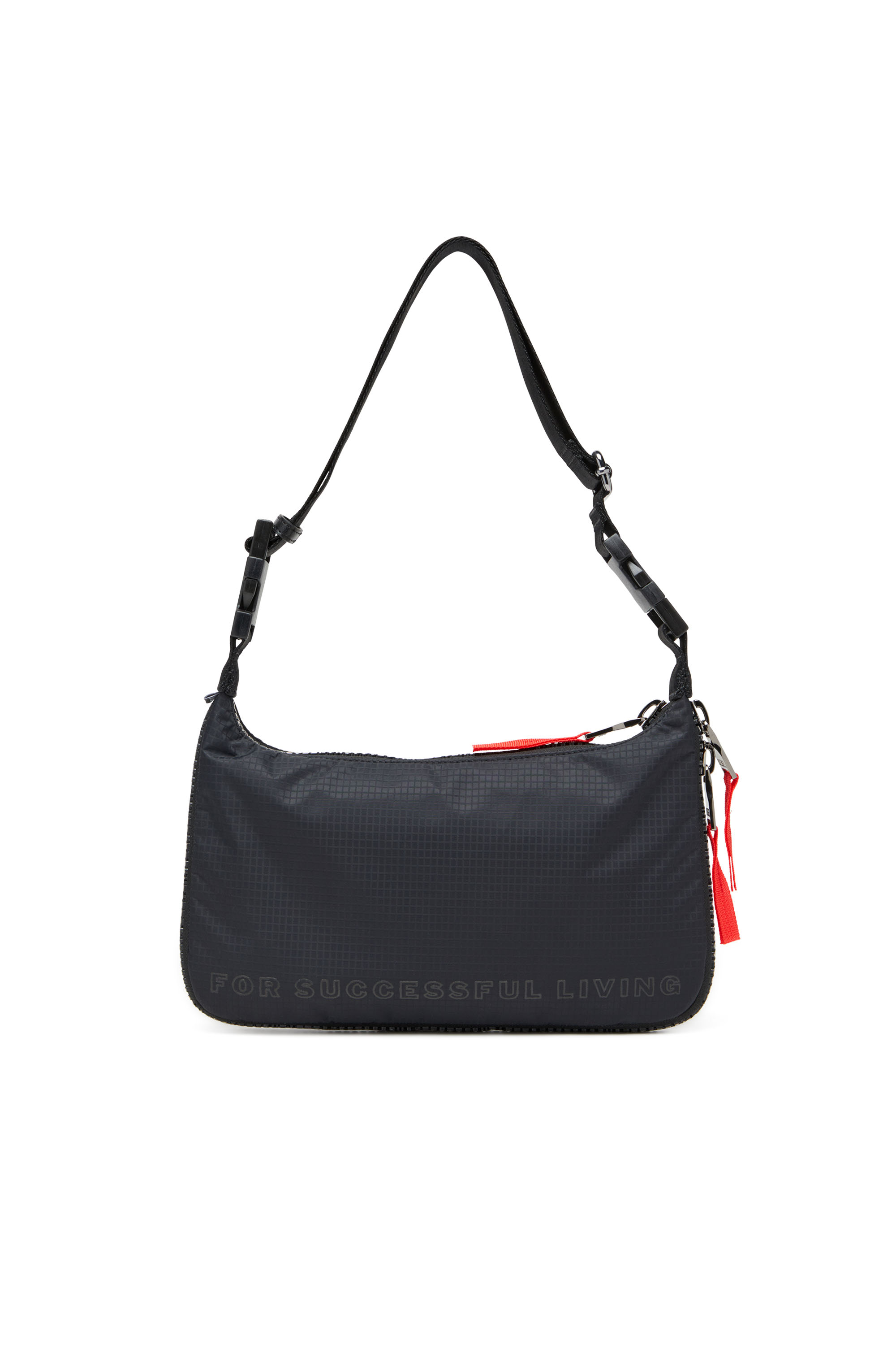 Diesel - ZIP-D SHOULDER BAG X, Unisex's Zip-D X-Borsa a spalla in stile utility in Black - 3