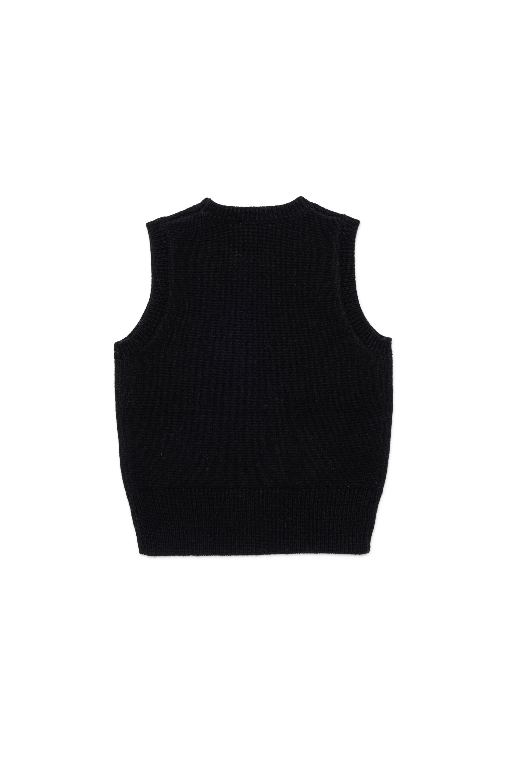 Diesel - KIMKY, Woman's Cashmere-enriched knit vest in Black - 2