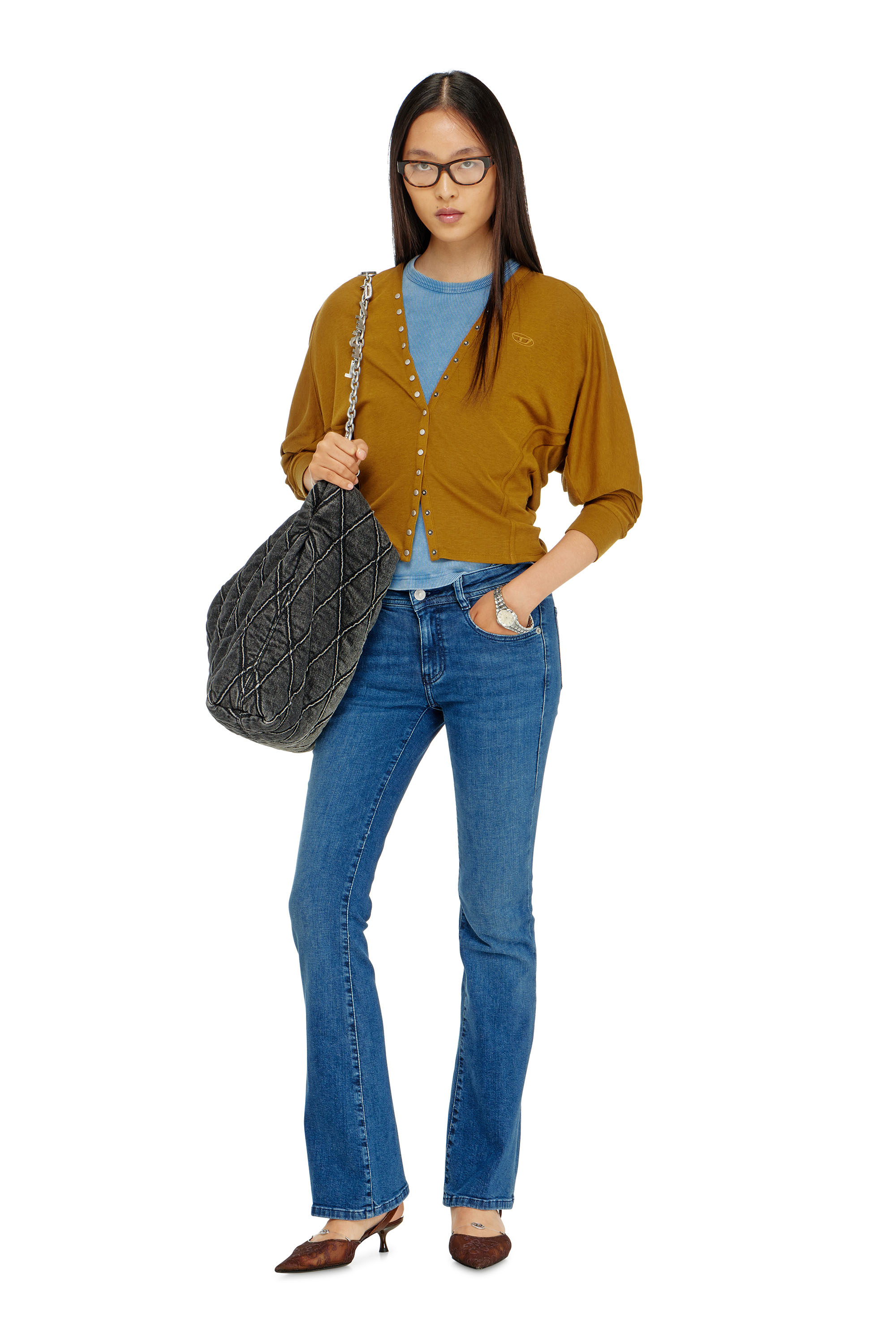 Diesel - Woman's Bootcut Jeans 1969 D-Ebbey 0ADBB, Medium blue - 1