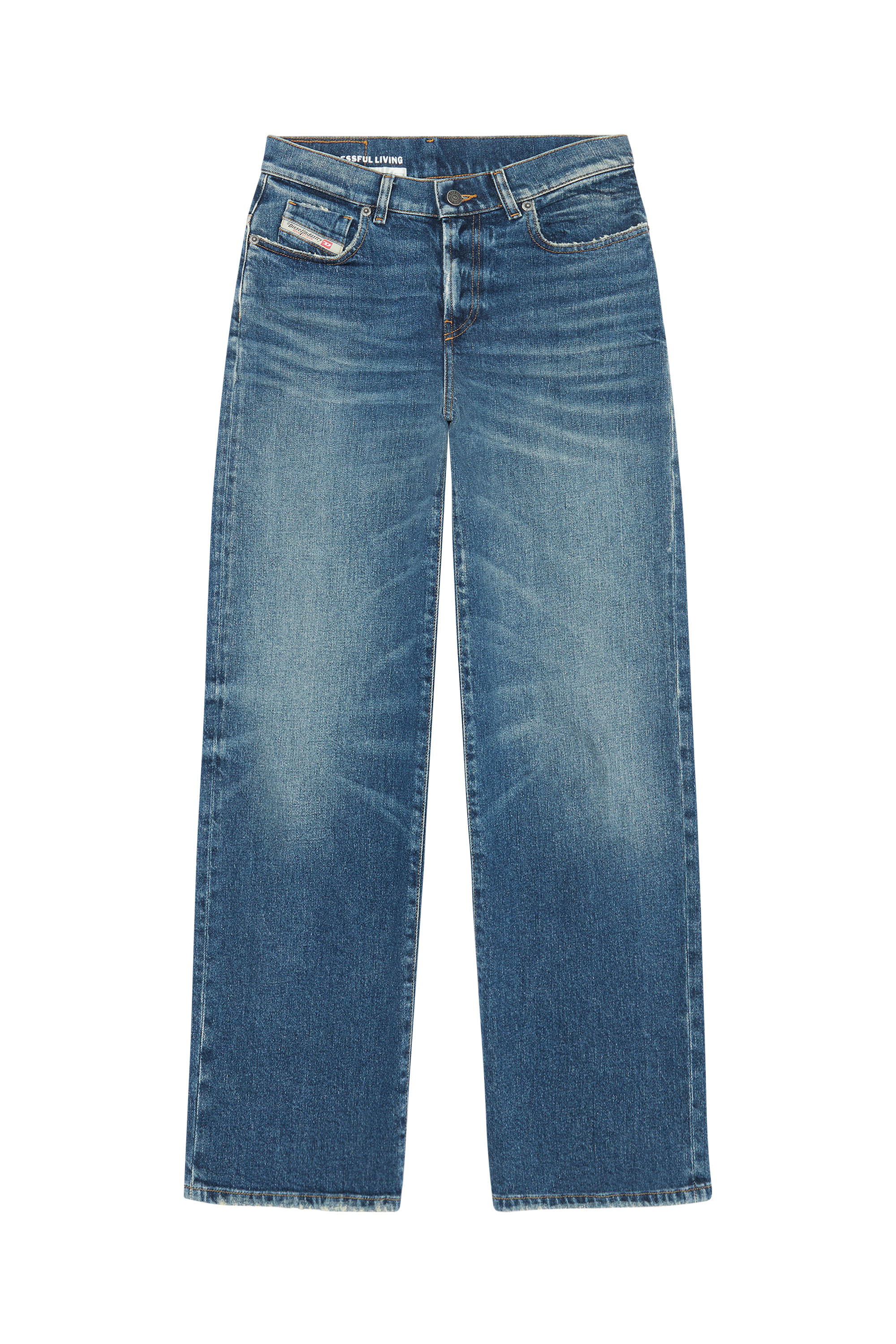 Diesel - 2000 WIDEE 007L1 Bootcut and Flare Jeans, Medium blue - Image 3