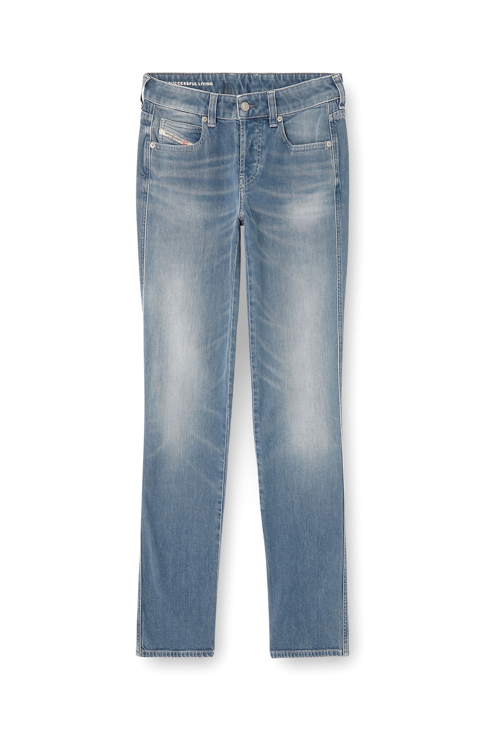 Diesel - Woman's Slim Jeans 1992 D-Jiann 09N75, Medium blue - 3
