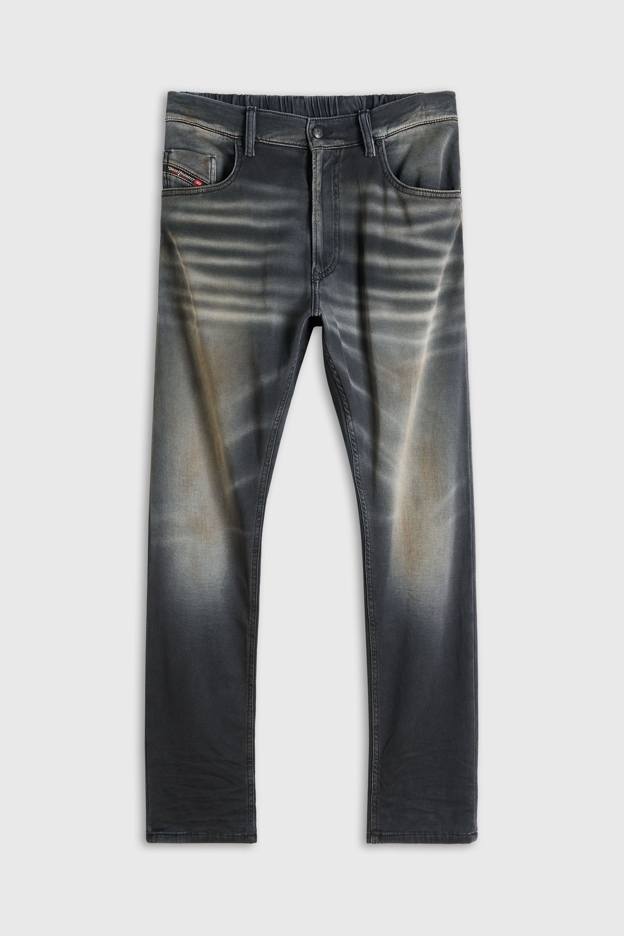 Diesel - Man's Regular 2032 D-Krooley-BW Joggjeans&reg; 068ZQ, Black/Dark grey - 2