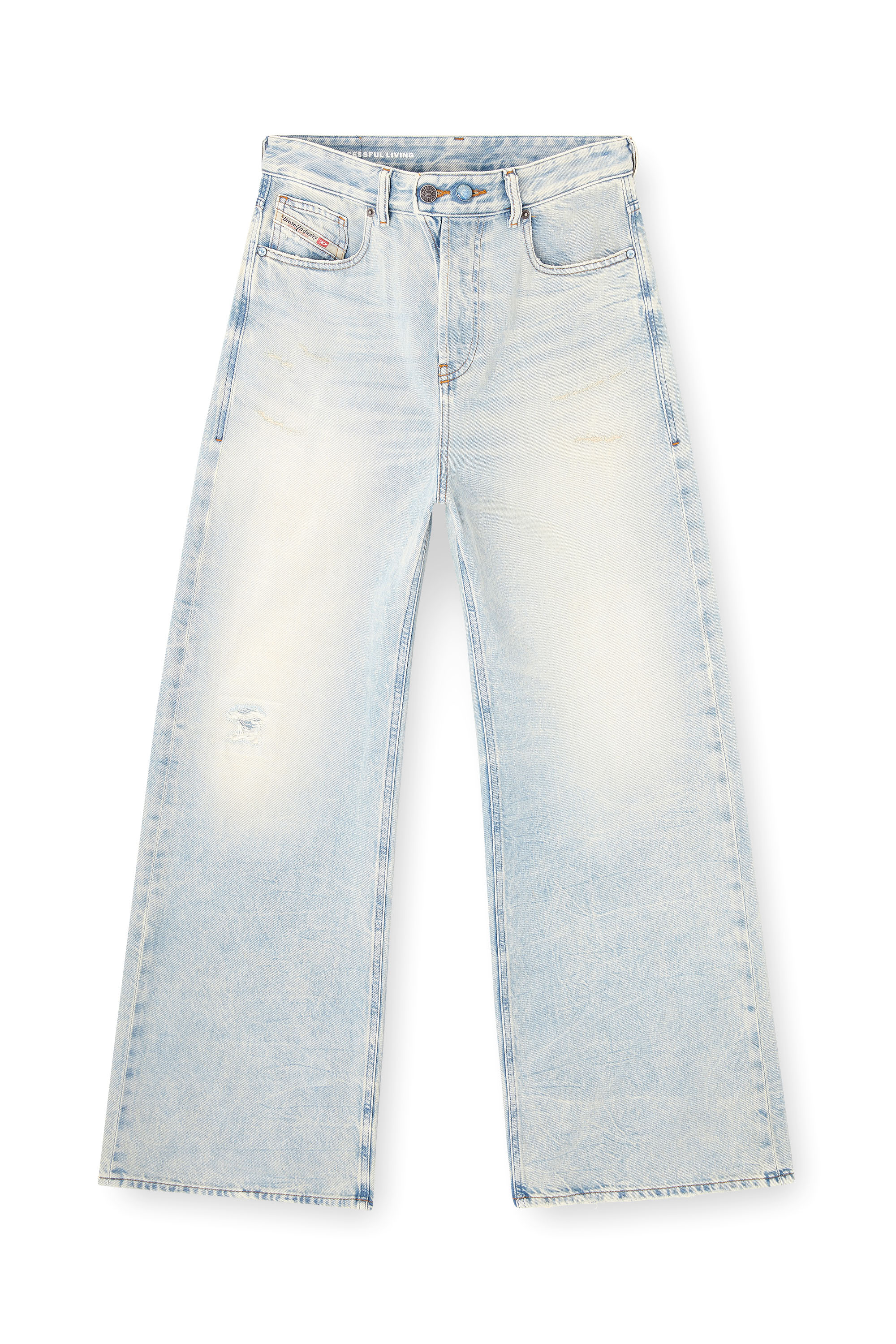Diesel - Woman's Relaxed Jeans 1996 D-Sire 09N22, Light Blue - 2