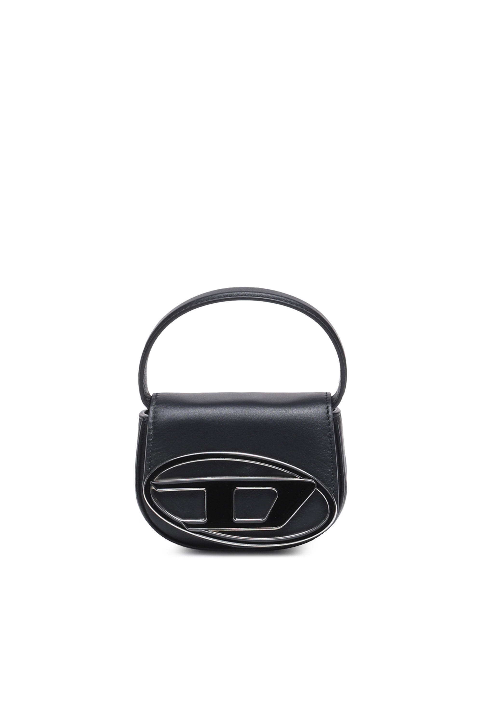 Diesel 1DR Bags: Leather shoulder bags, mirrored small logo bags