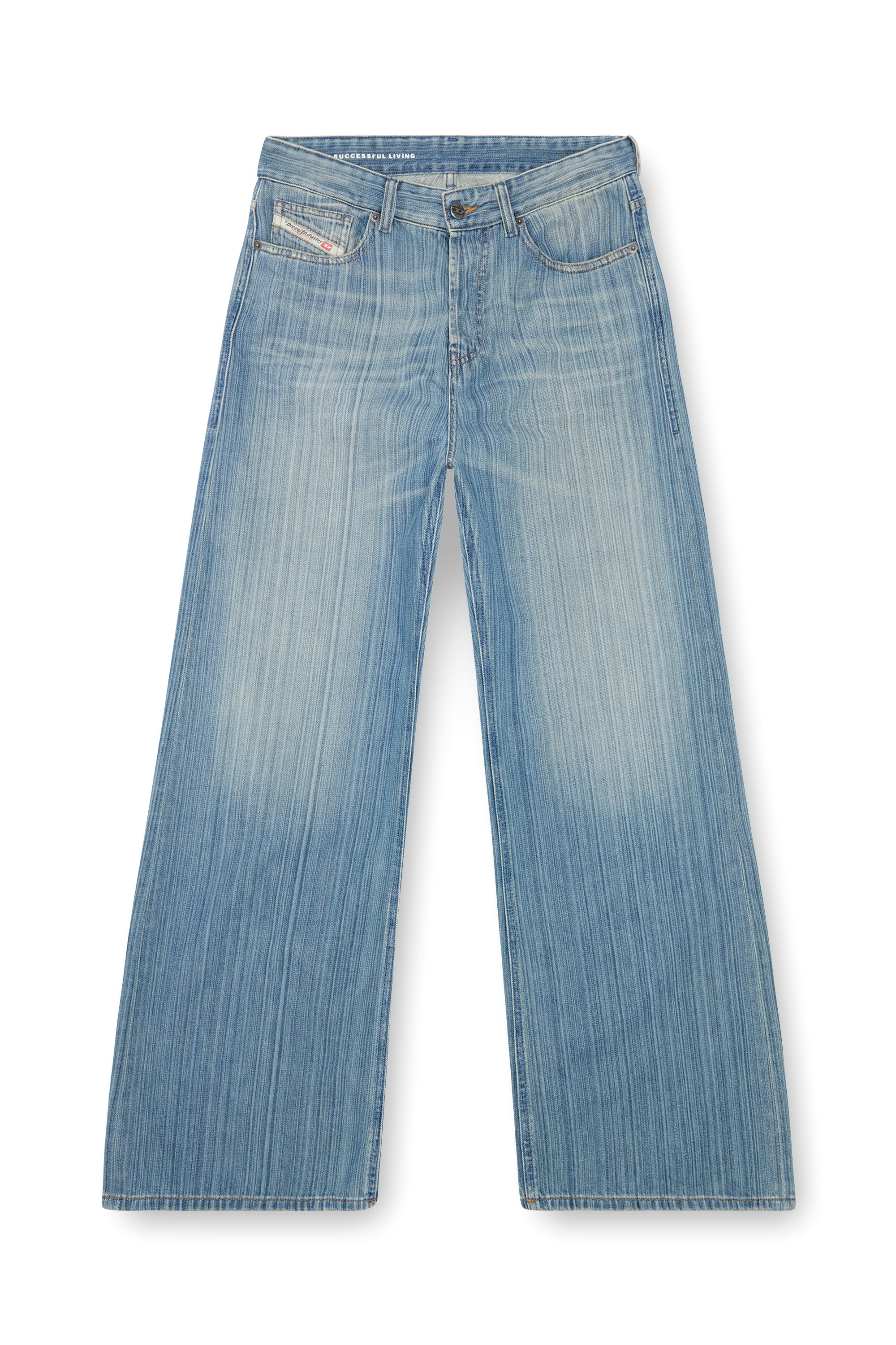 Diesel - Woman Straight Jeans 1996 D-Sire 09J87, Medium blue - Image 1