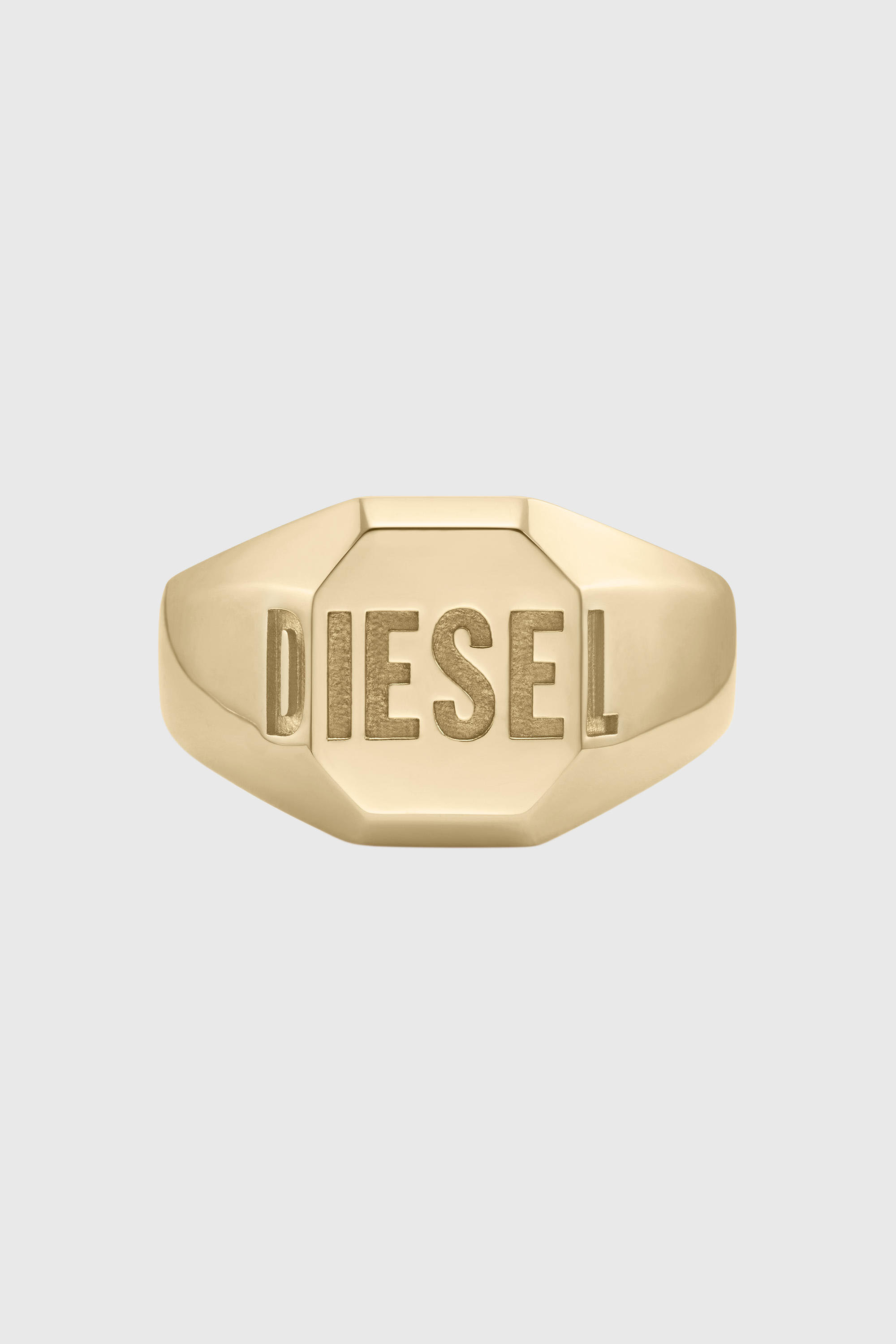 Diesel - DX1742710, Unisex's Gold-tone signet ring in Gold - 3