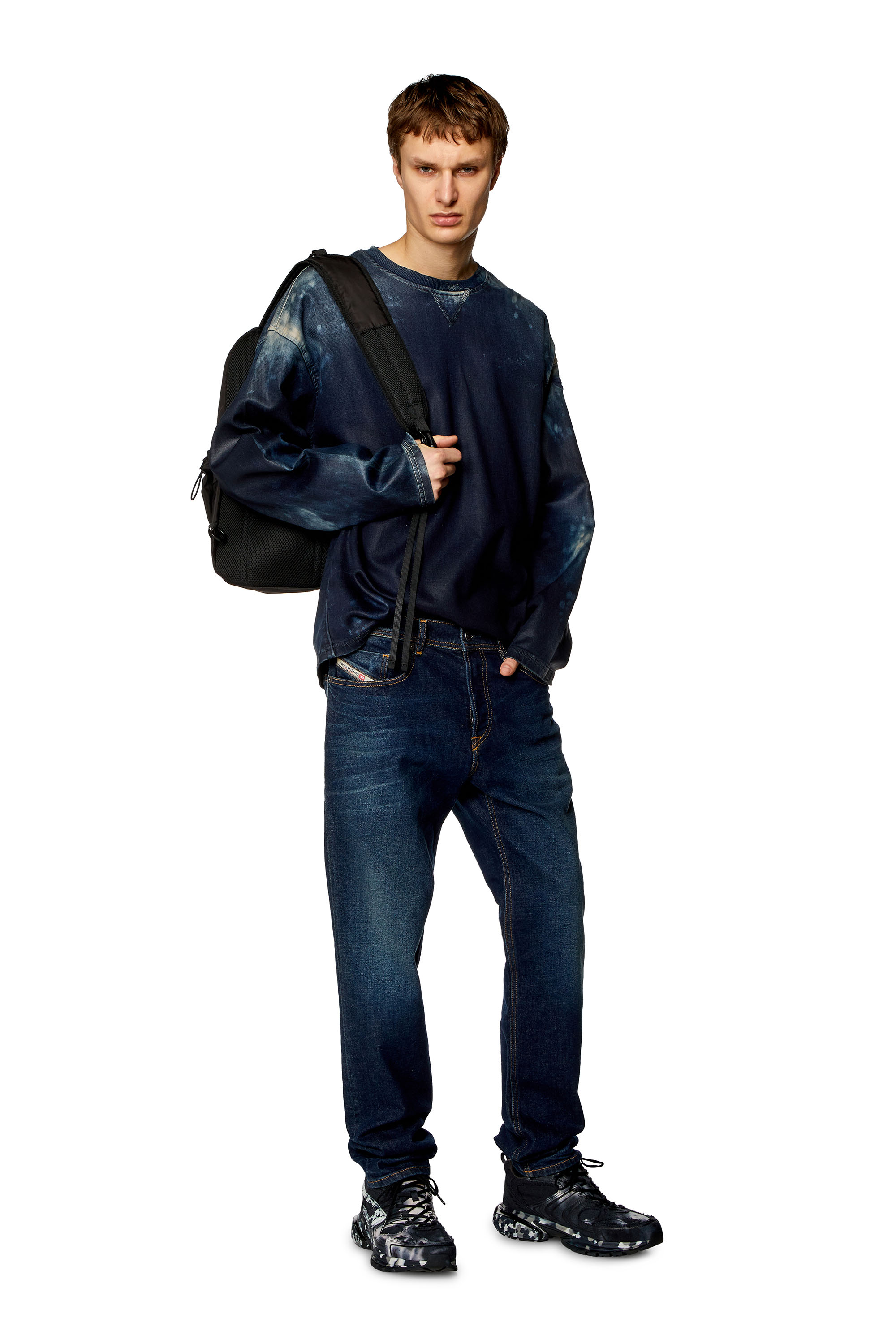 Diesel - Tapered Jeans 2023 D-Finitive 09H38, Dark Blue - Image 1