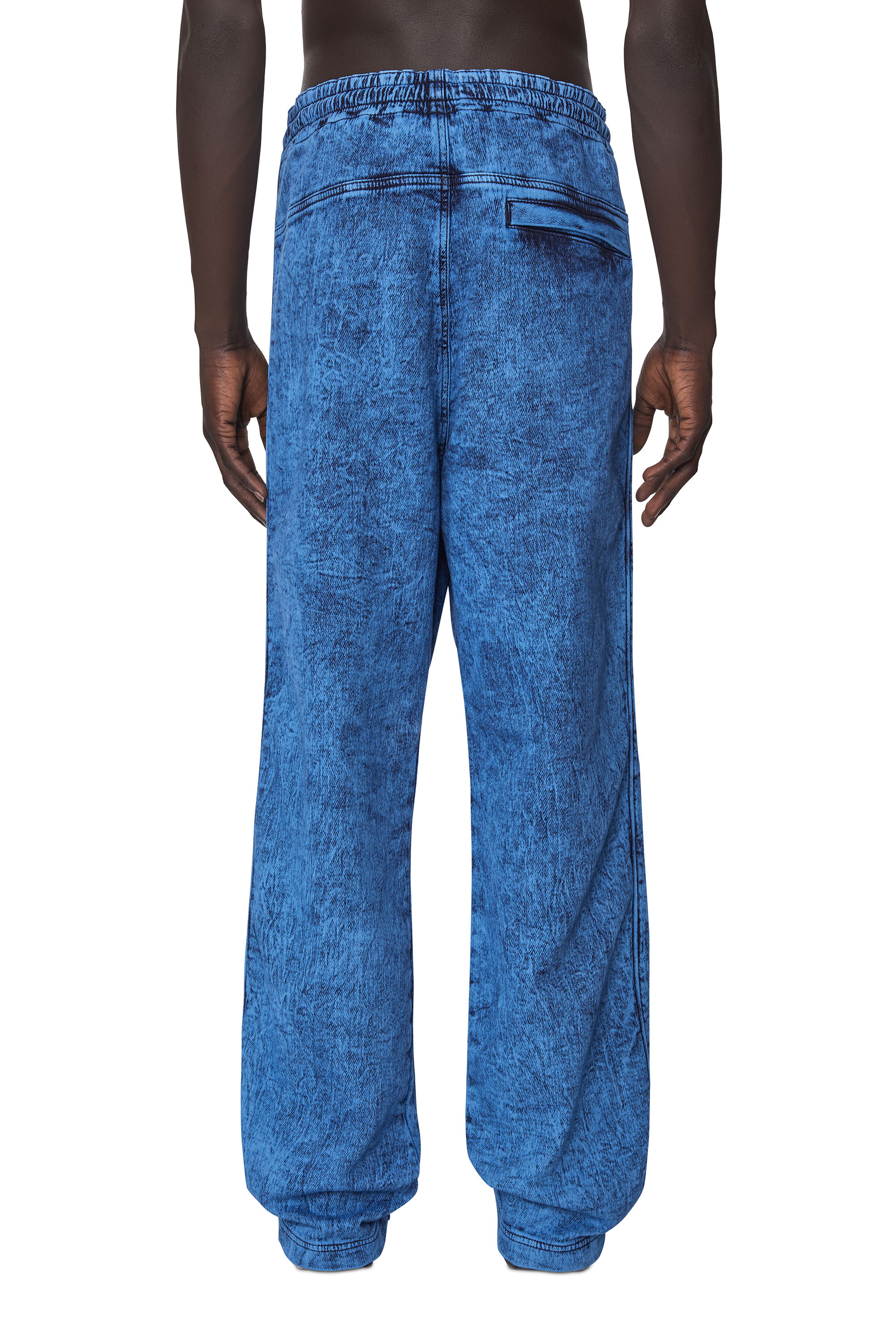 Diesel - D-Martians Track Denim 09D16 Straight, Blue - Image 2