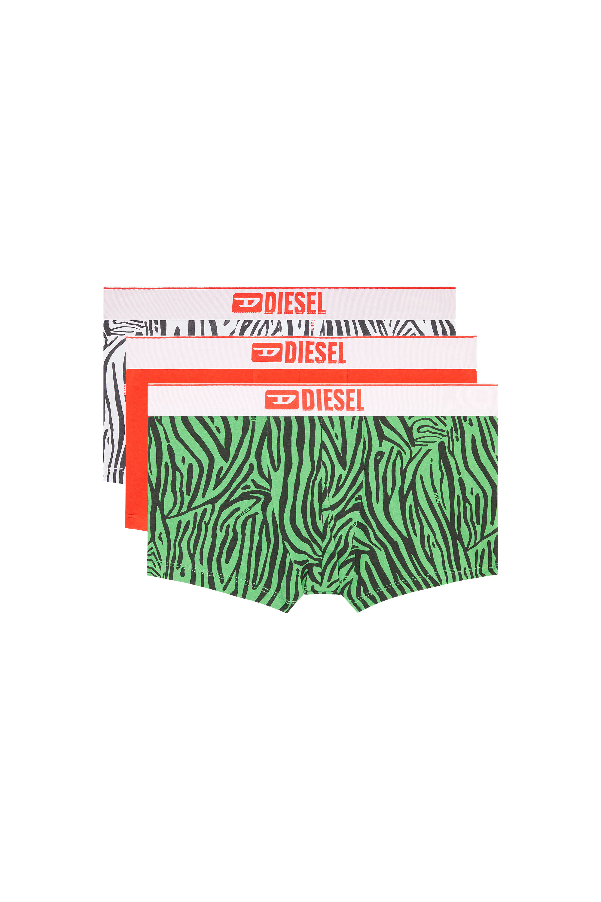 UMBX-DAMIENTHREEPACK, Red/Green - Trunks