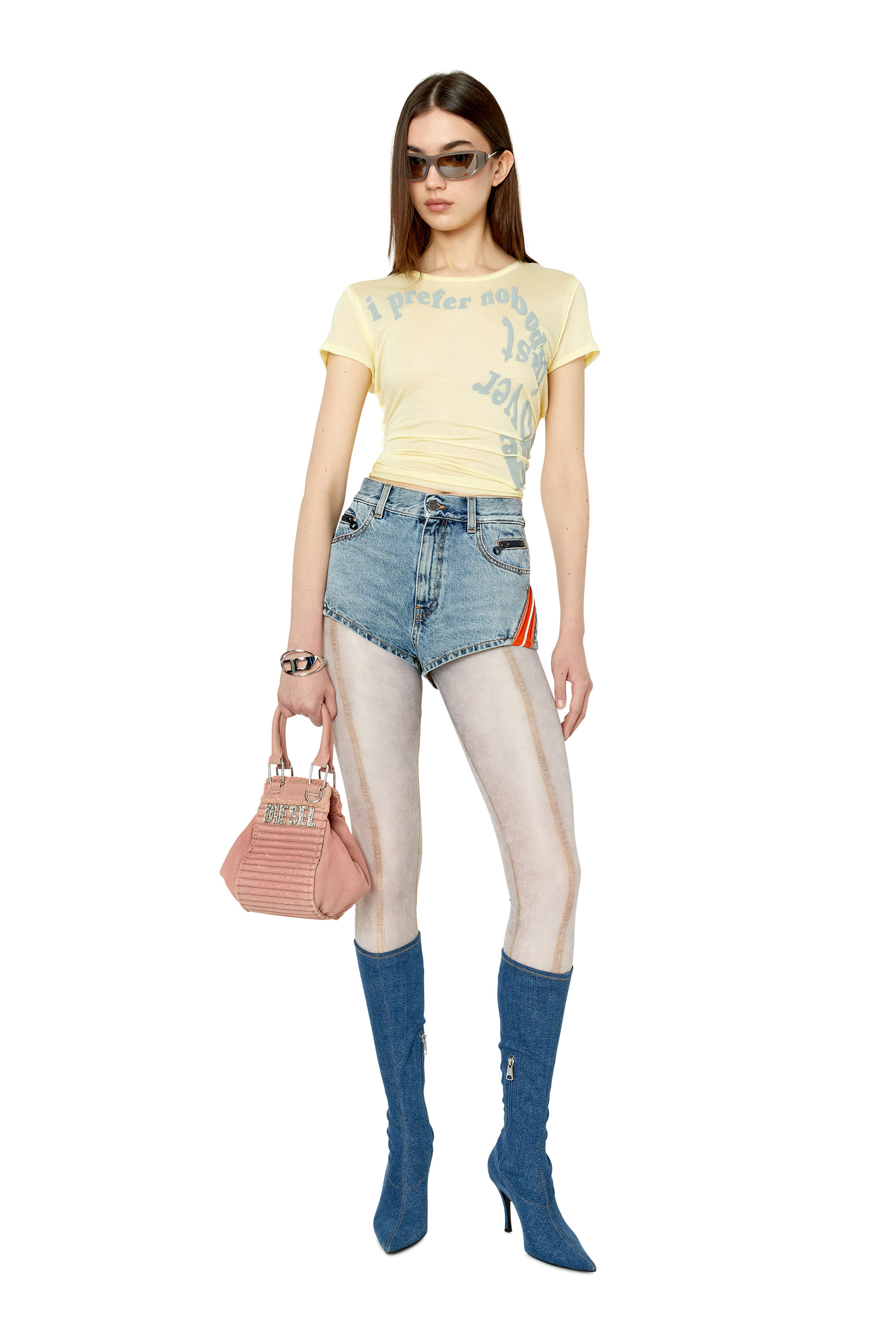 Diesel - T-UNCUTIE-RAW, Yellow - Image 2