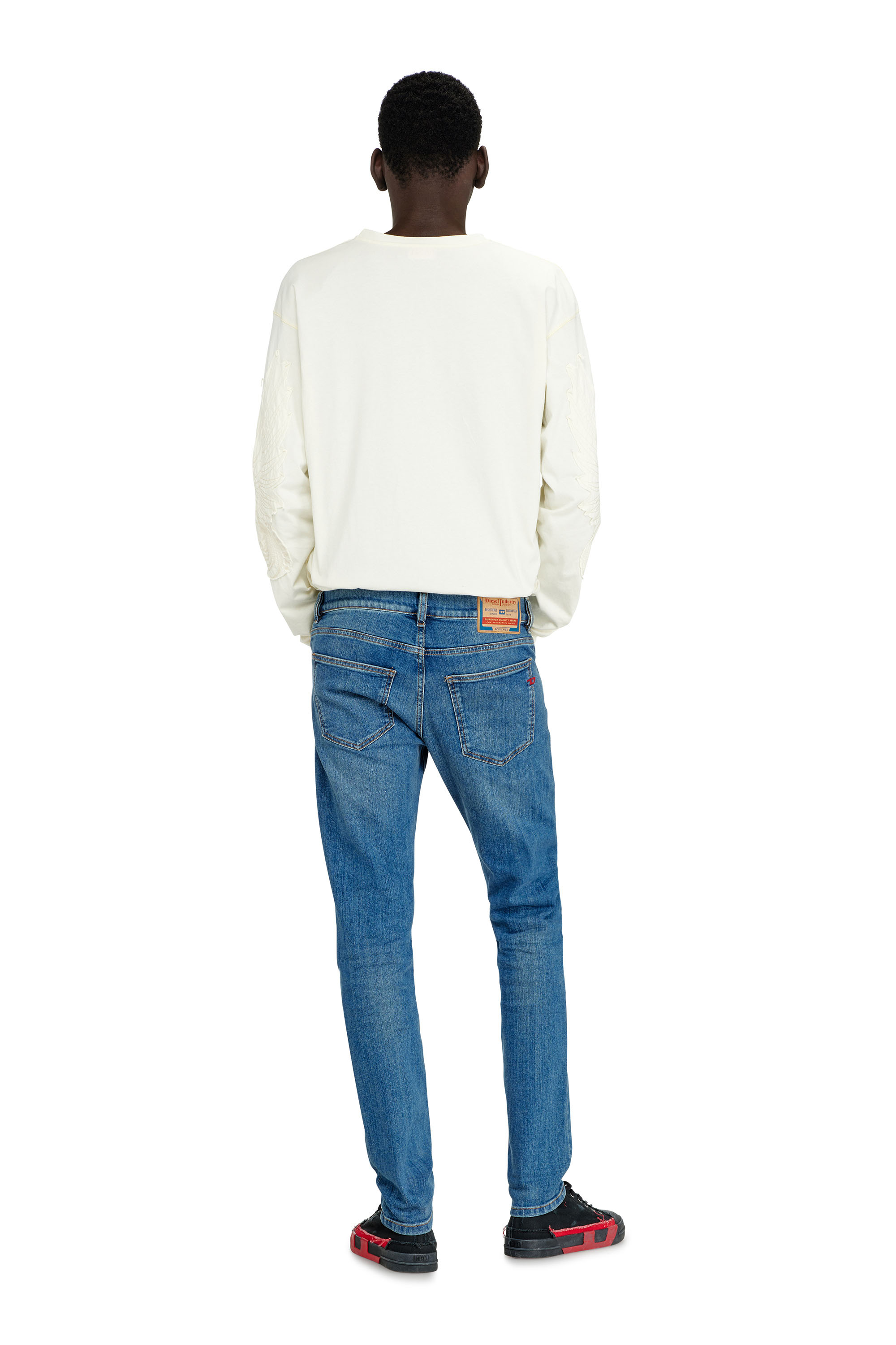 Diesel - Man's Slim Jeans 2019 D-Strukt 0KIAL, Light Blue - 3