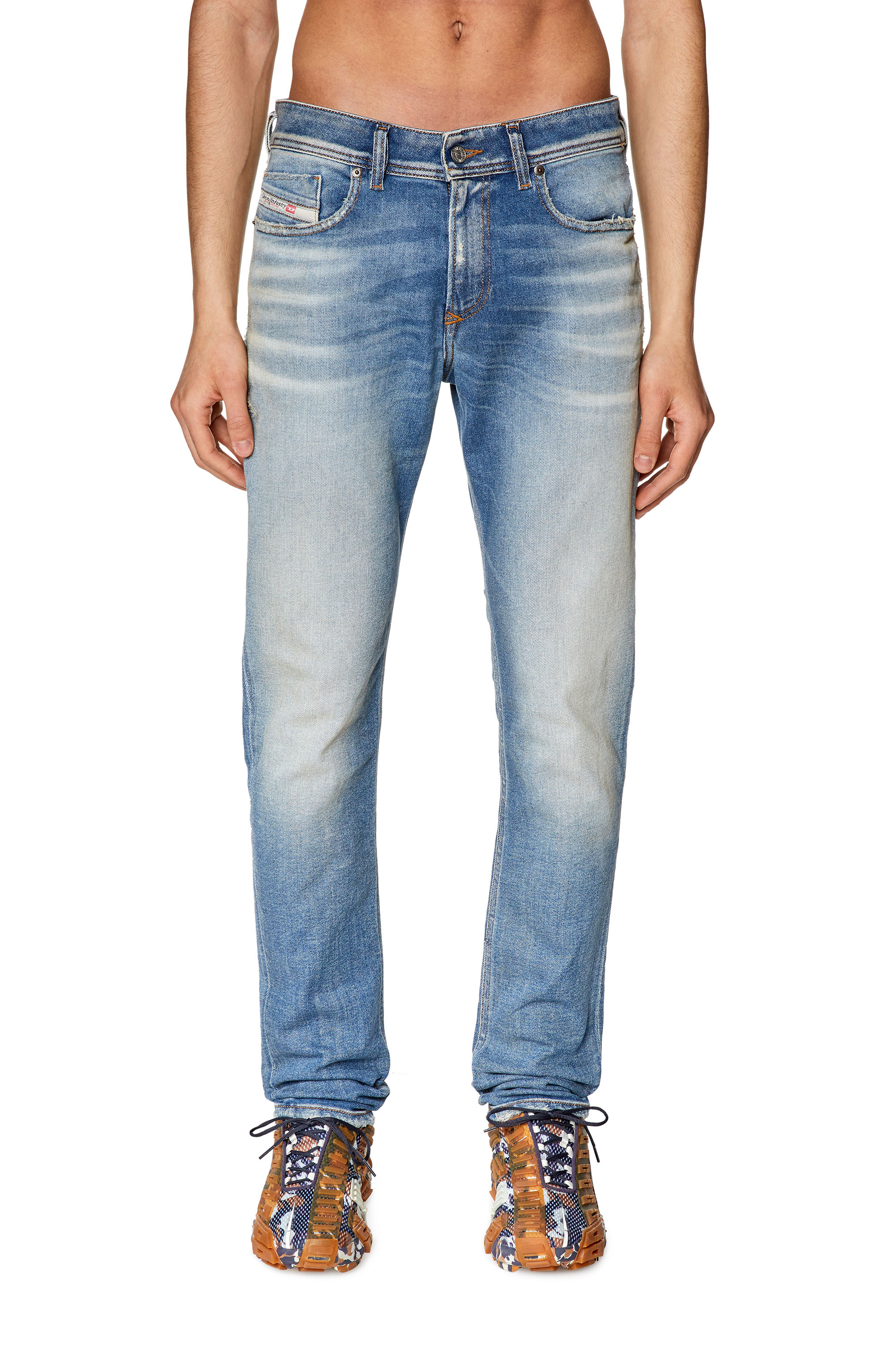 Diesel - 1979 Sleenker 09G26 Skinny Jeans, Light Blue - Image 1
