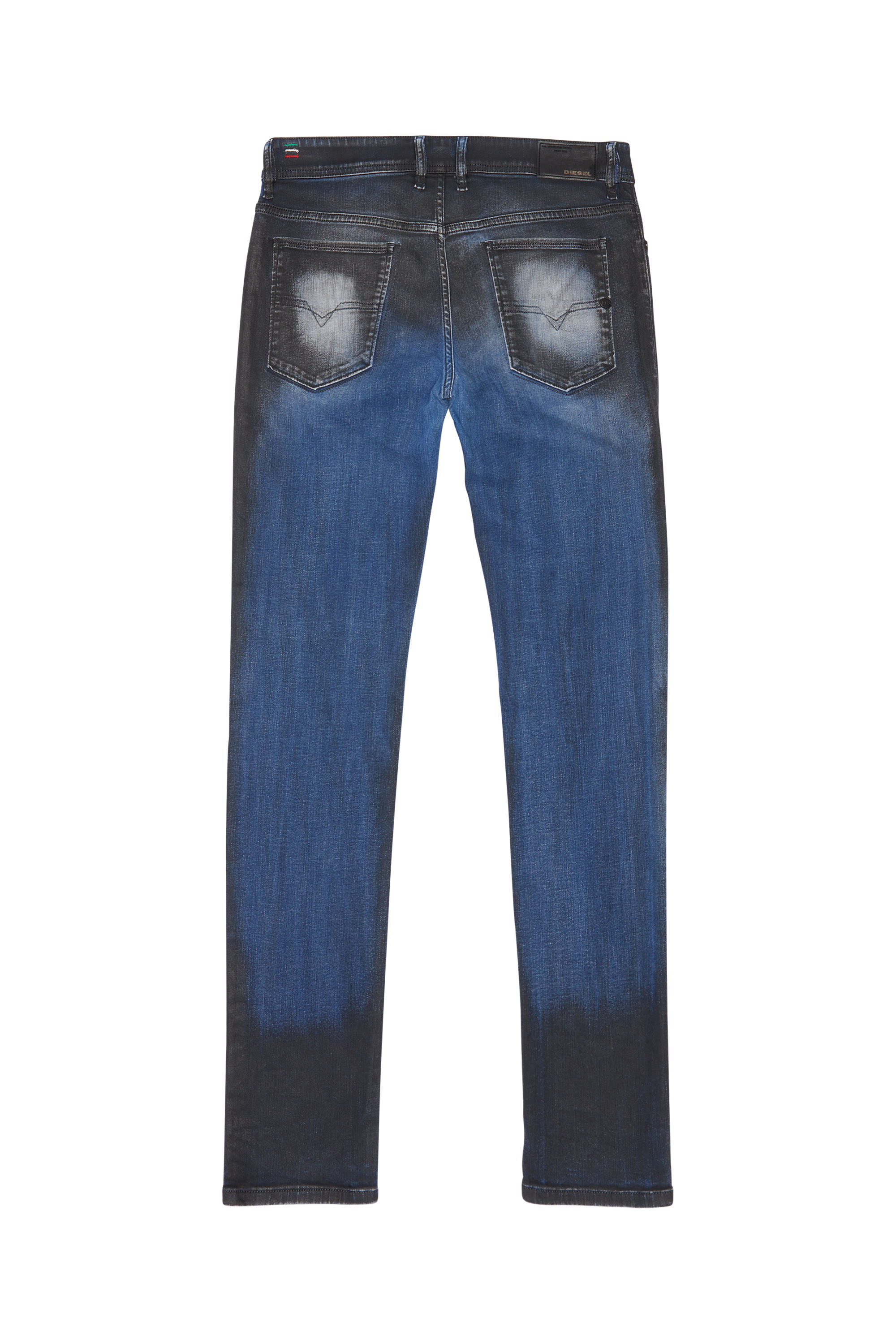 Diesel - SLEENKER, Man's Diesel Man - Jeans Black/Dark grey in Medium blue - 2