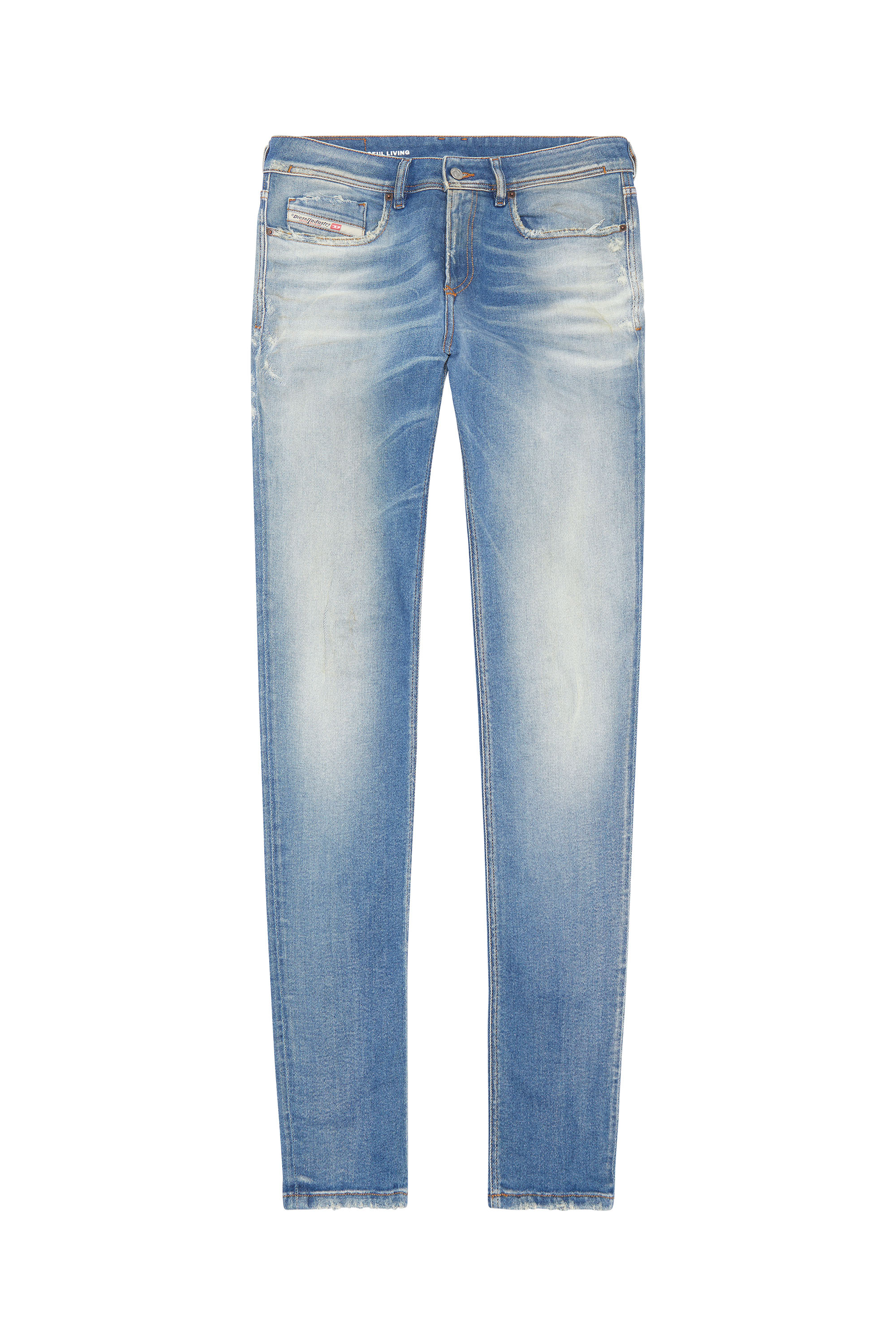 Diesel - 1979 Sleenker 09G26 Skinny Jeans, Light Blue - Image 5
