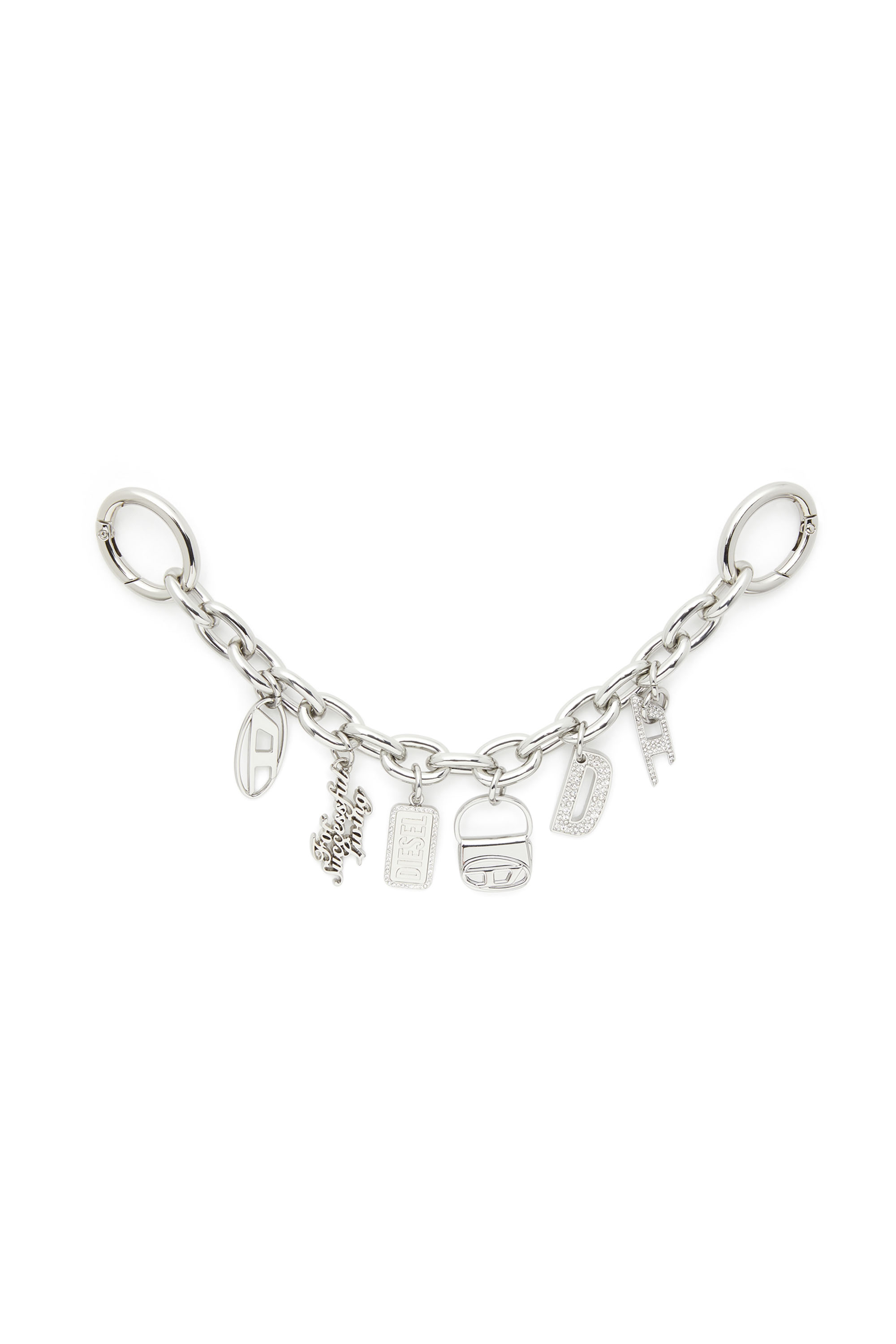 Diesel - CHAIN-D S, Woman's Charm detachable chain in Silver - 1