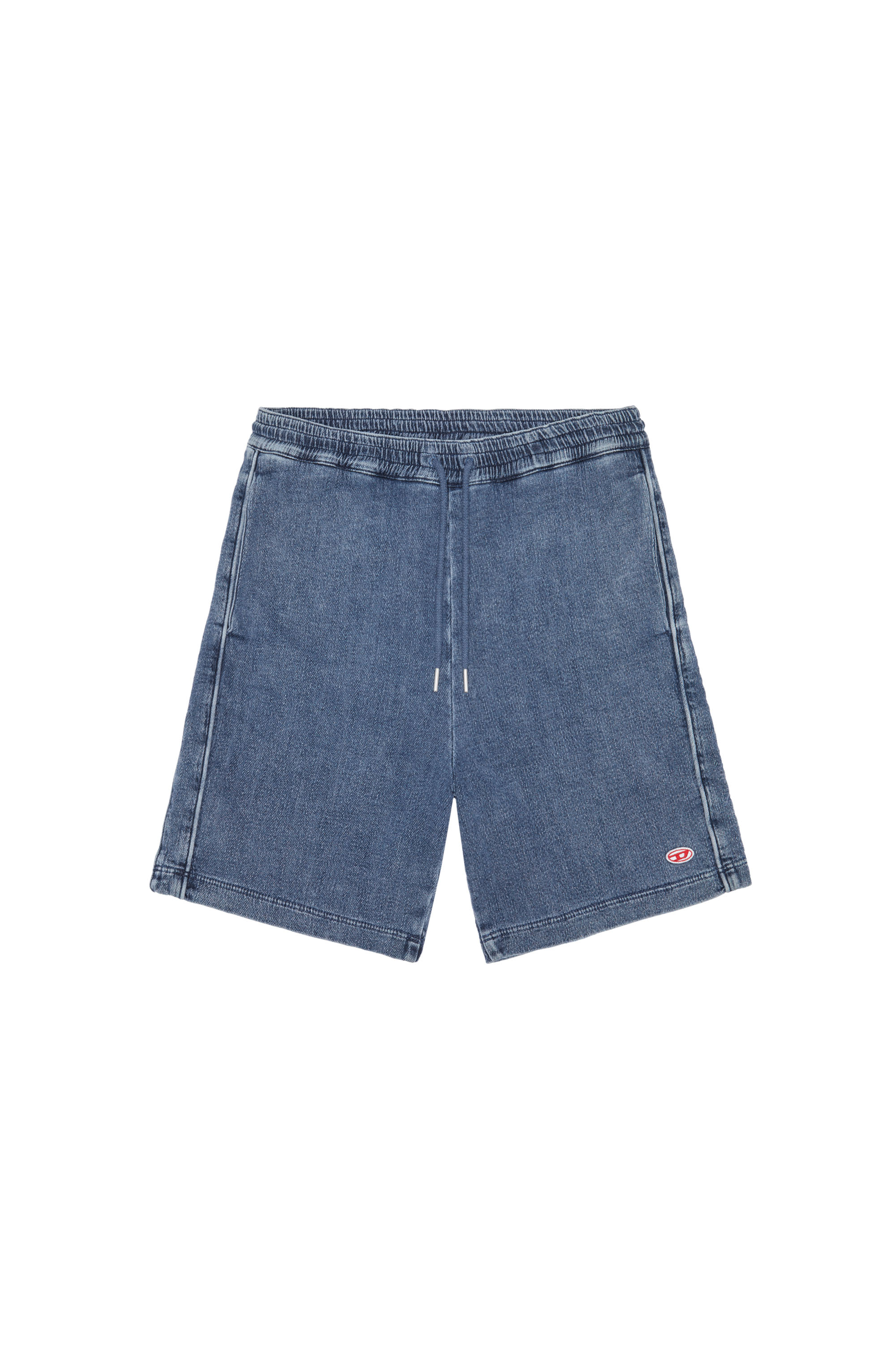 D-BOXY TRACK DENIM JOGGJEANS SHORTS, Medium blue - Shorts