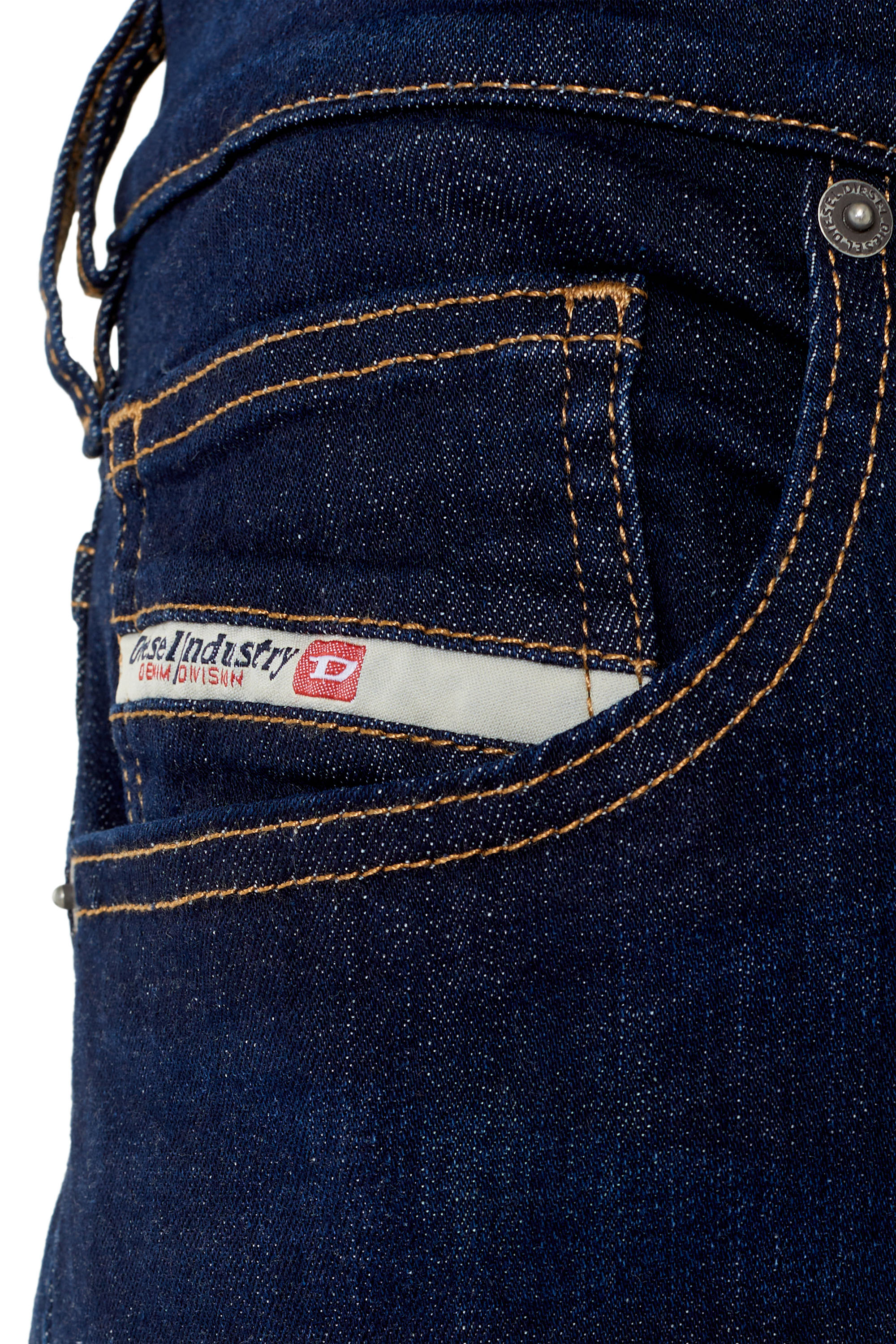 Diesel - D-Yennox 0IHAQ Tapered Jeans, Dark Blue - Image 3