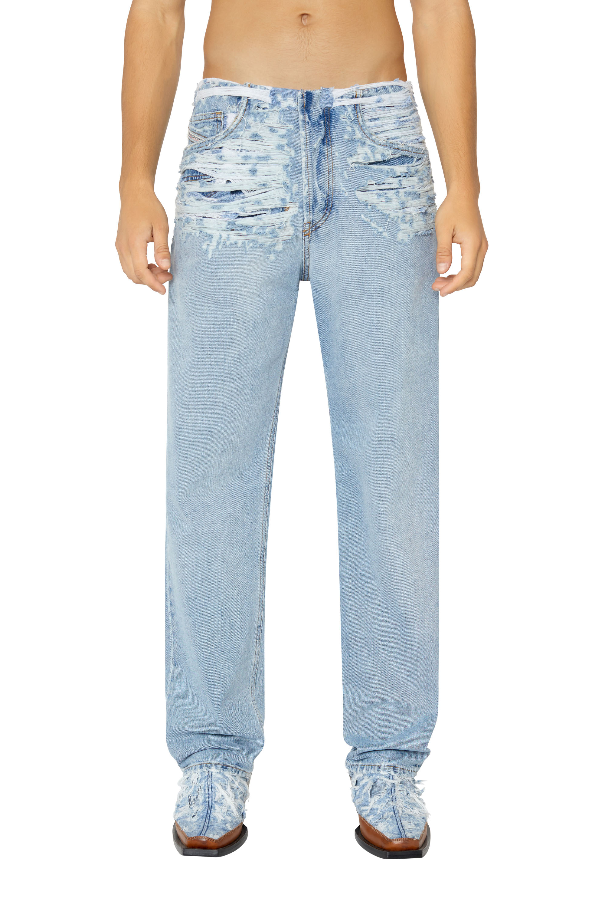 Diesel - 2010 D-Macs 007N7 Straight Jeans, Medium blue - Image 1