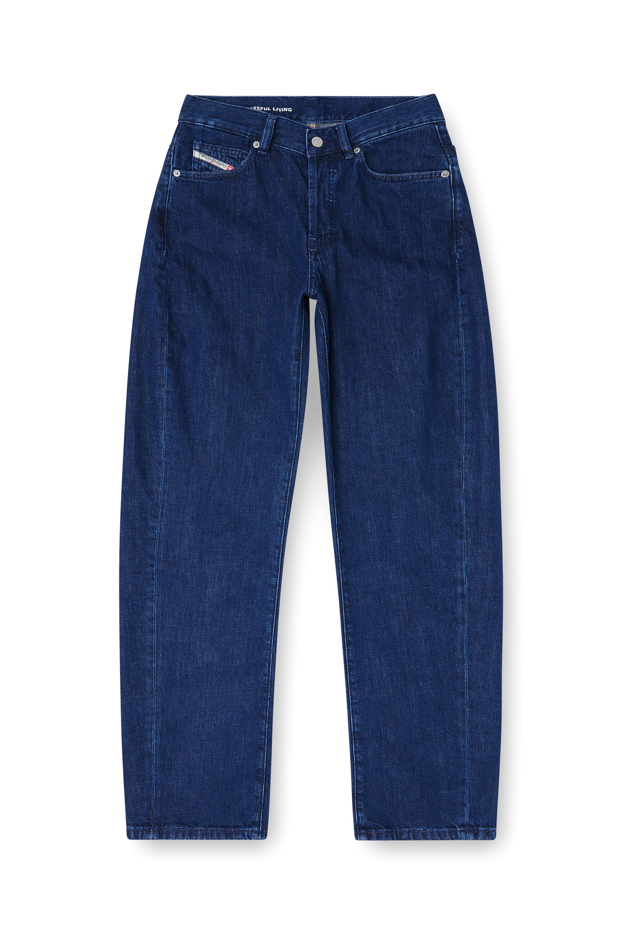 Diesel - Woman's Relaxed Jeans 1974 D-Ellz 0DBDX, Dark Blue - 4