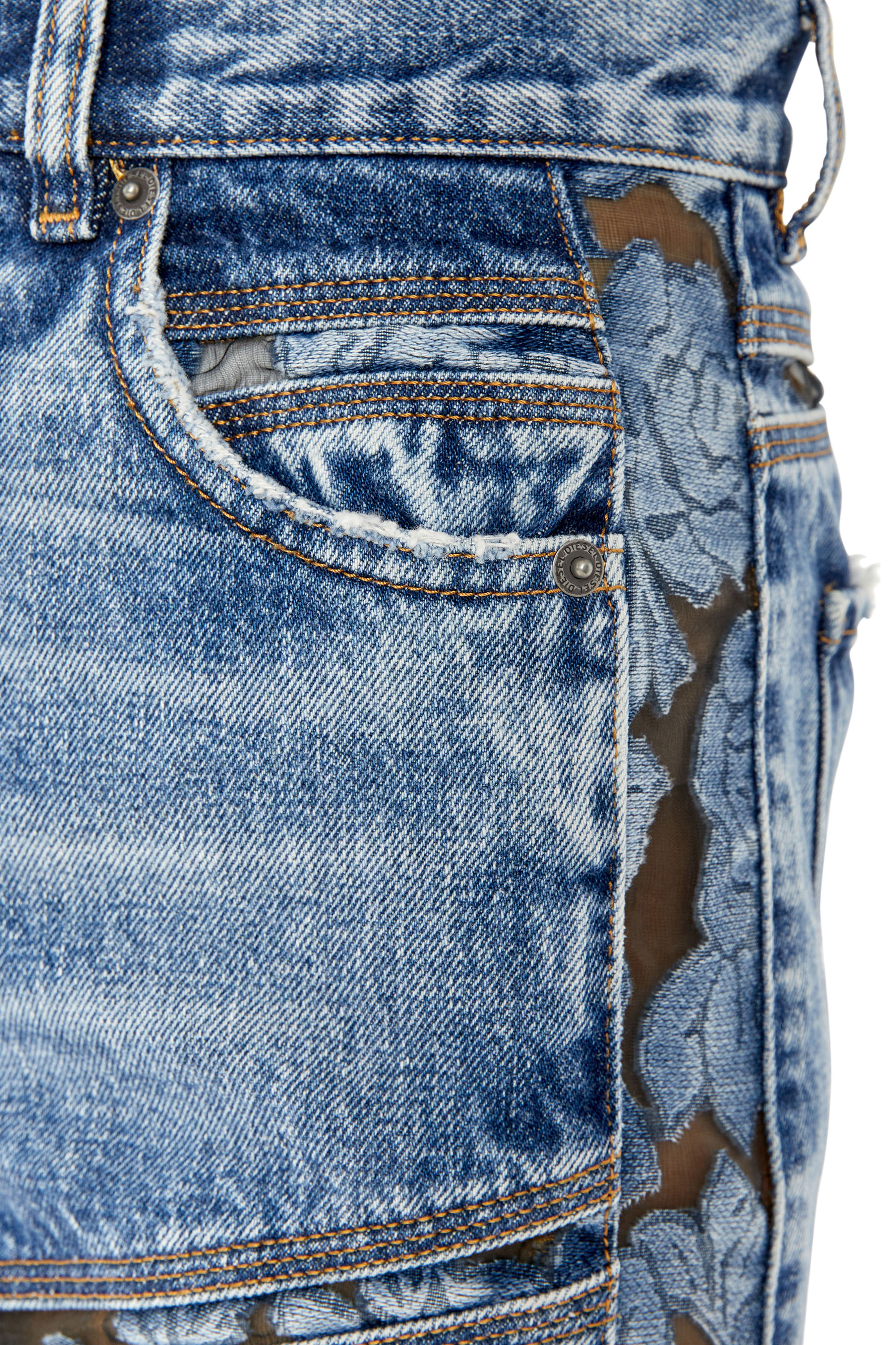 Diesel - D-Pilut 007J3 Straight Jeans, Medium blue - Image 3