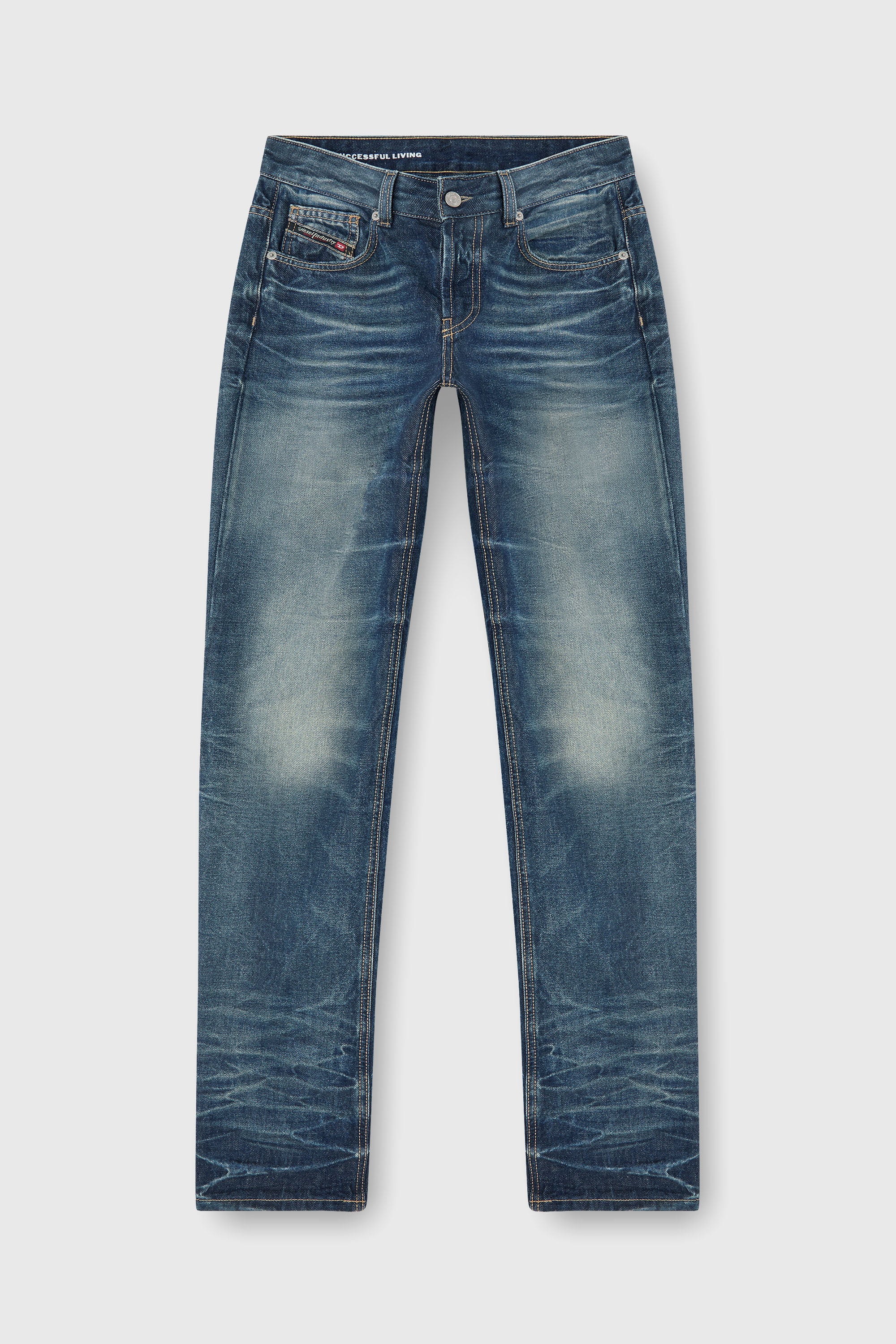 Diesel - Woman's Regular Jeans D-Heel 0DBFC, Medium blue - 2