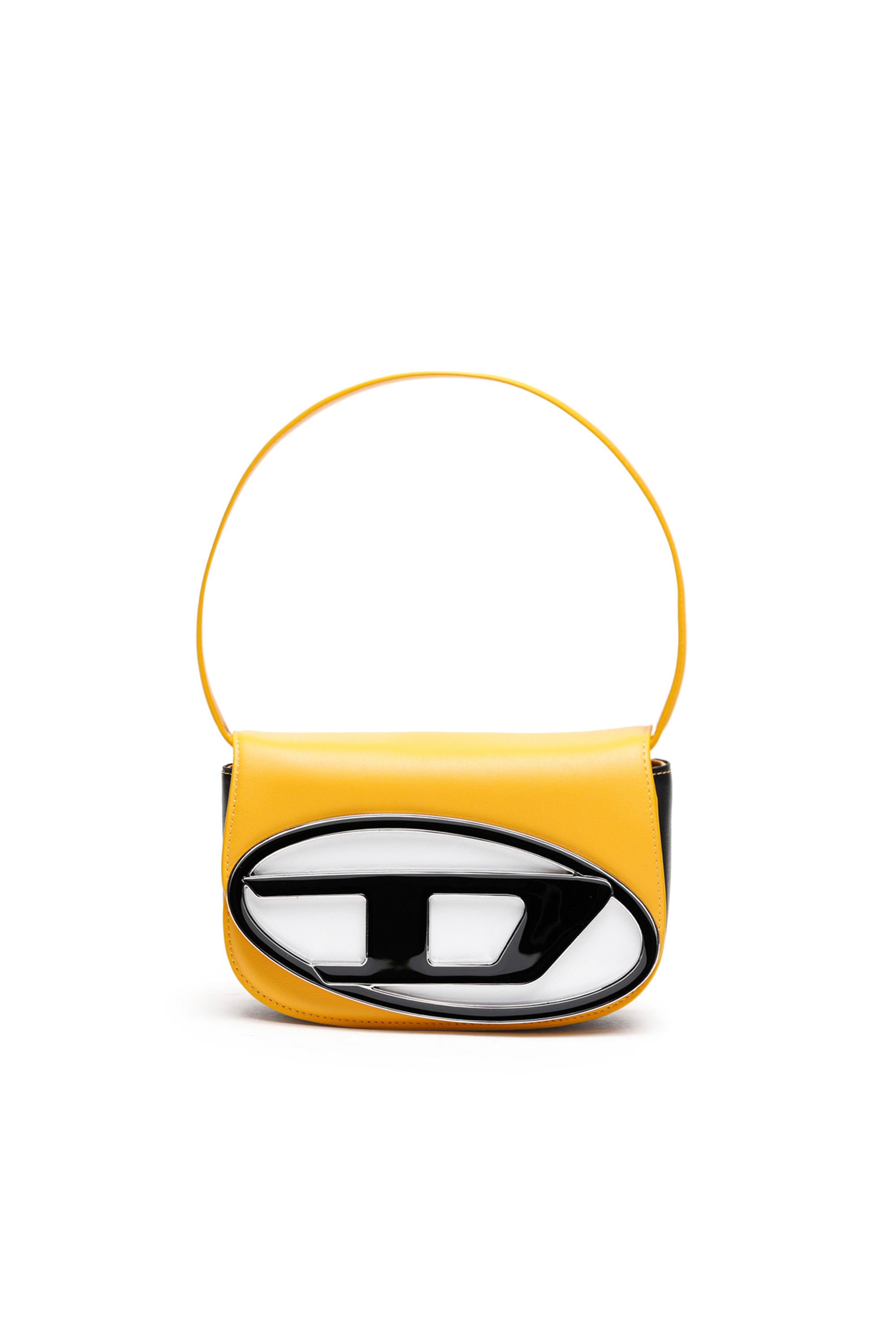 Diesel - 1DR, Woman's 1DR - Iconic shoulder bag in nappa leather in Yellow - 1