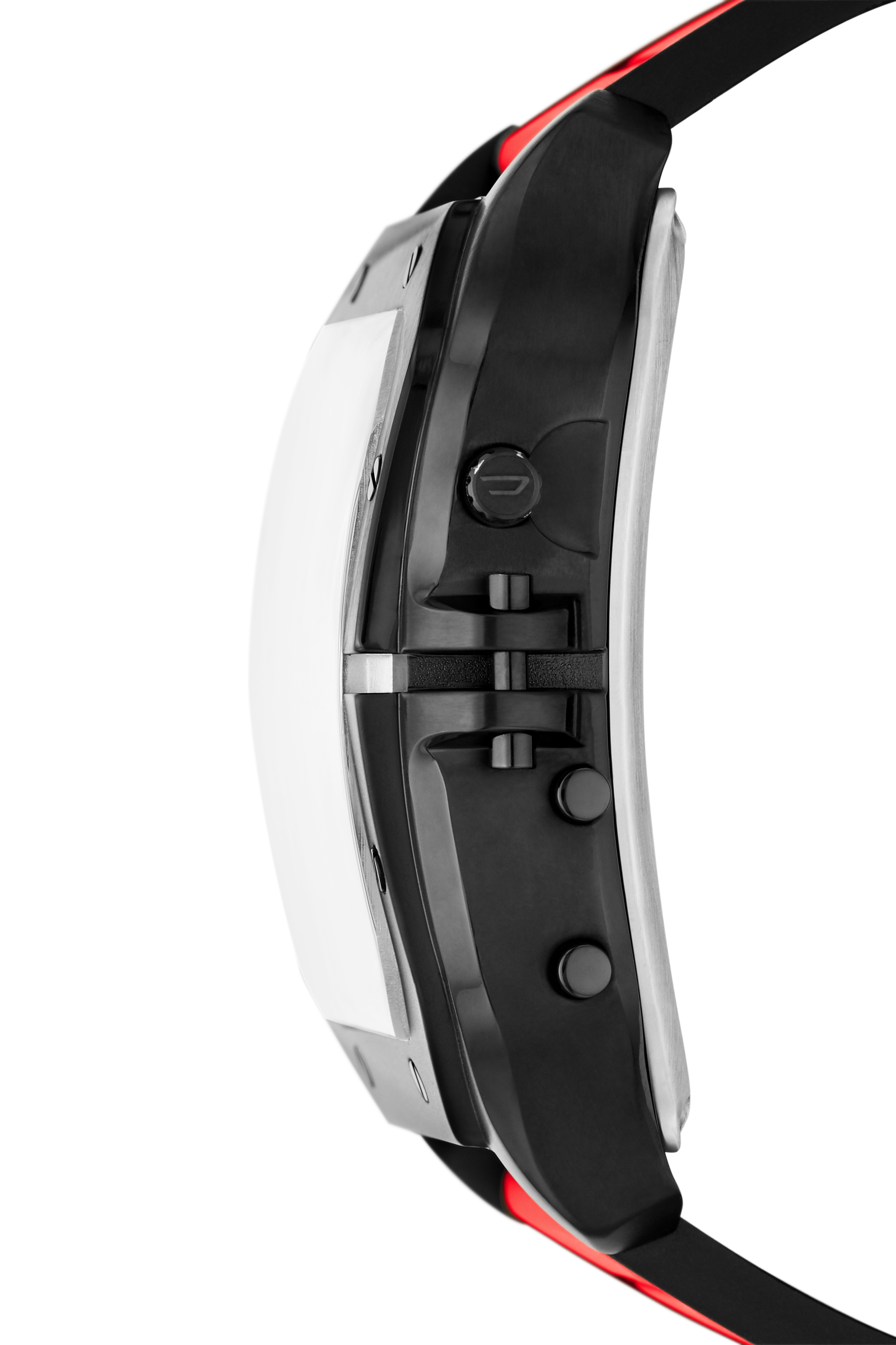 Diesel - DZ7453, Man's Clasher Ana-Digi red silicone watch in Red - 3