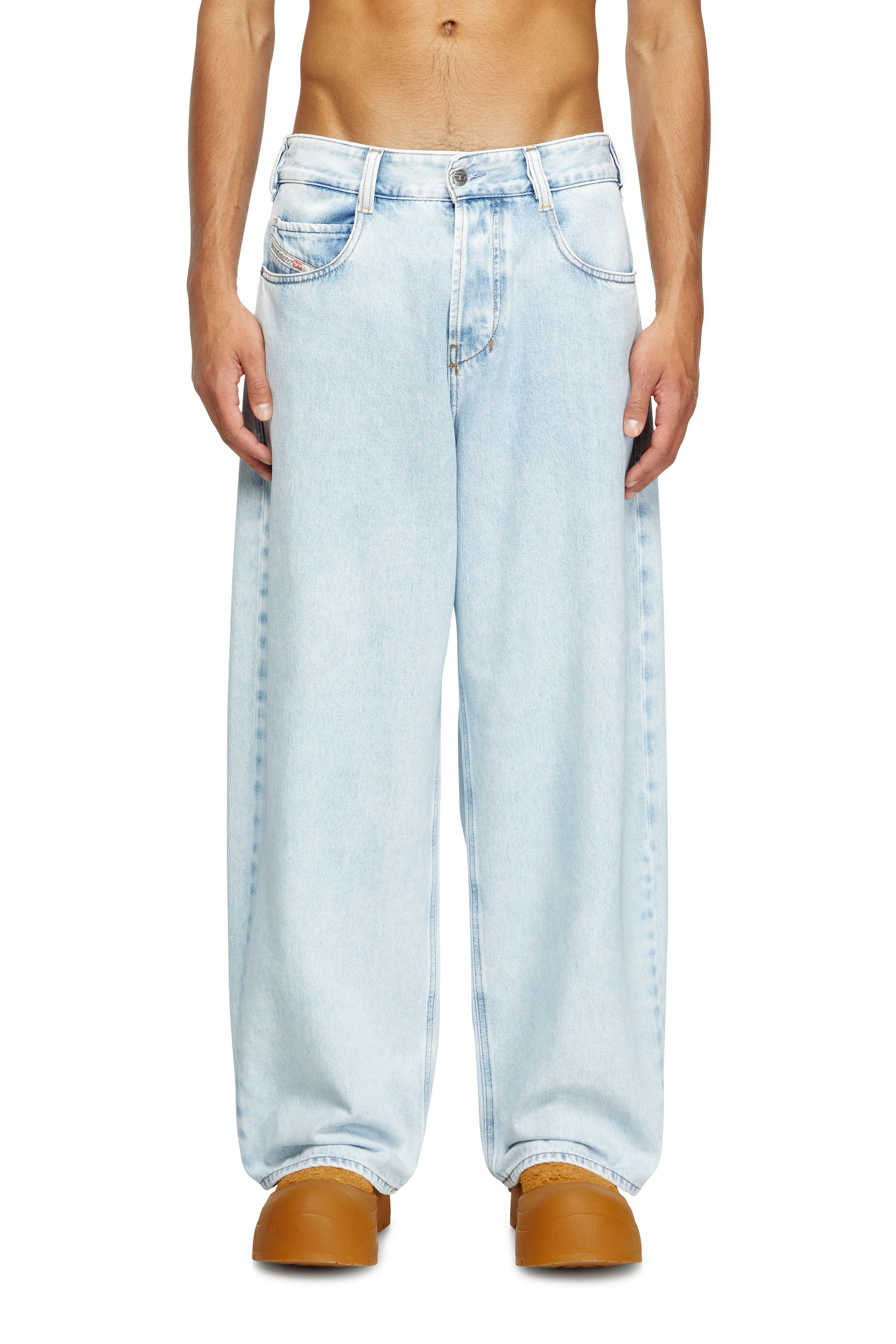 Diesel - Unisex's Relaxed Jeans 1997 D-Enim 09M74, Light Blue - 3
