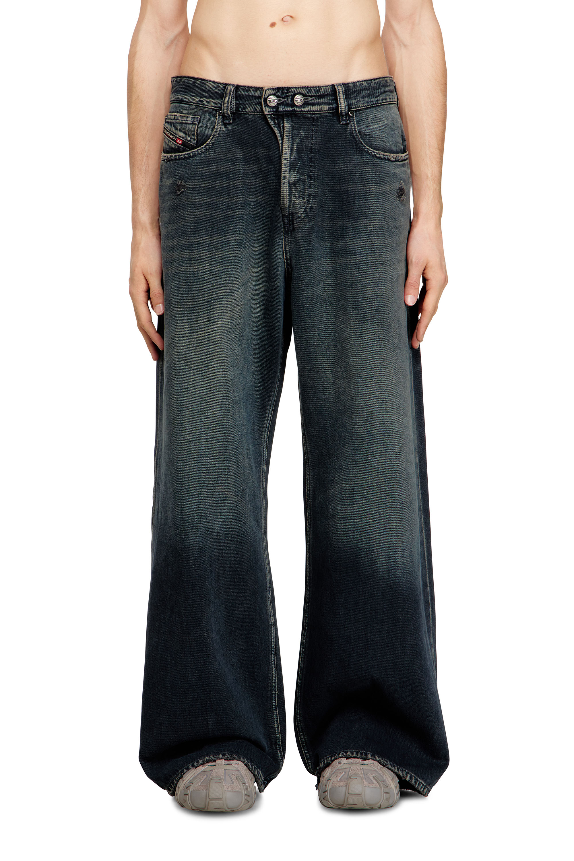 Diesel - Unisex's Relaxed Jeans 1996 D-Sire 09N67, Dark Blue - 1