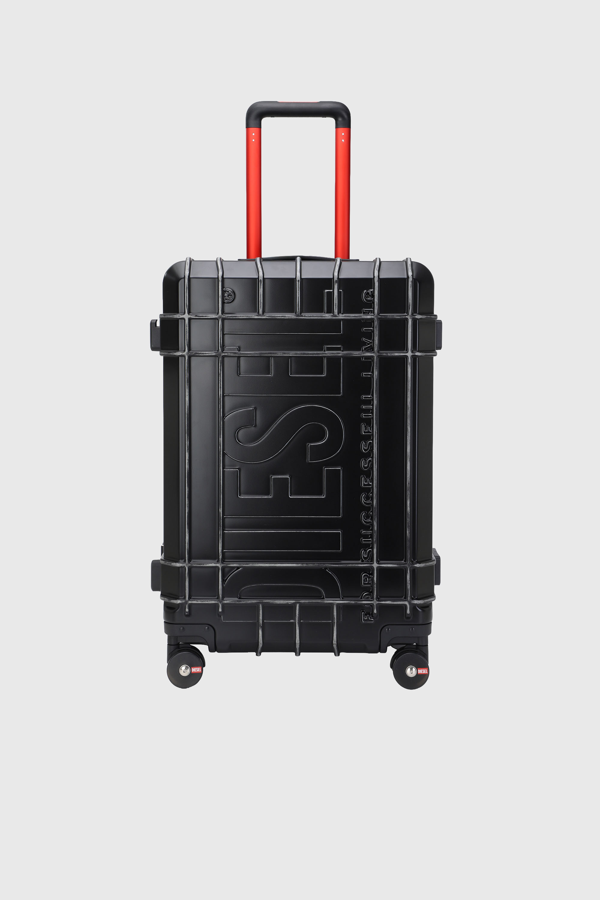 Diesel - DIESEL PC STRONG IMAGE TROLLEY- DSL003, Unisex's Rugged suitcase size M in Black - 1