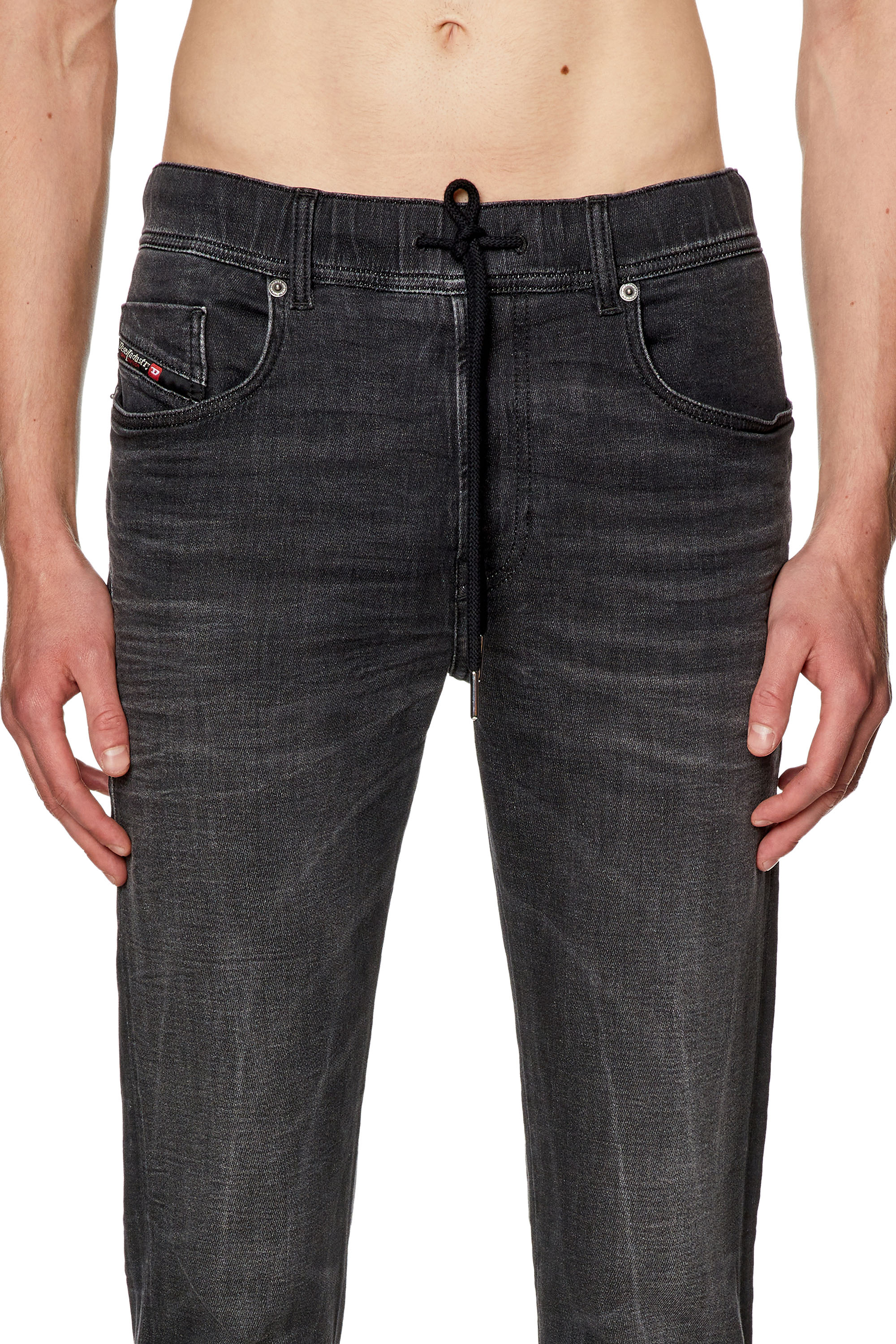 Diesel - Slim E-Spender JoggJeans® 068FS, Black/Dark grey - Image 4